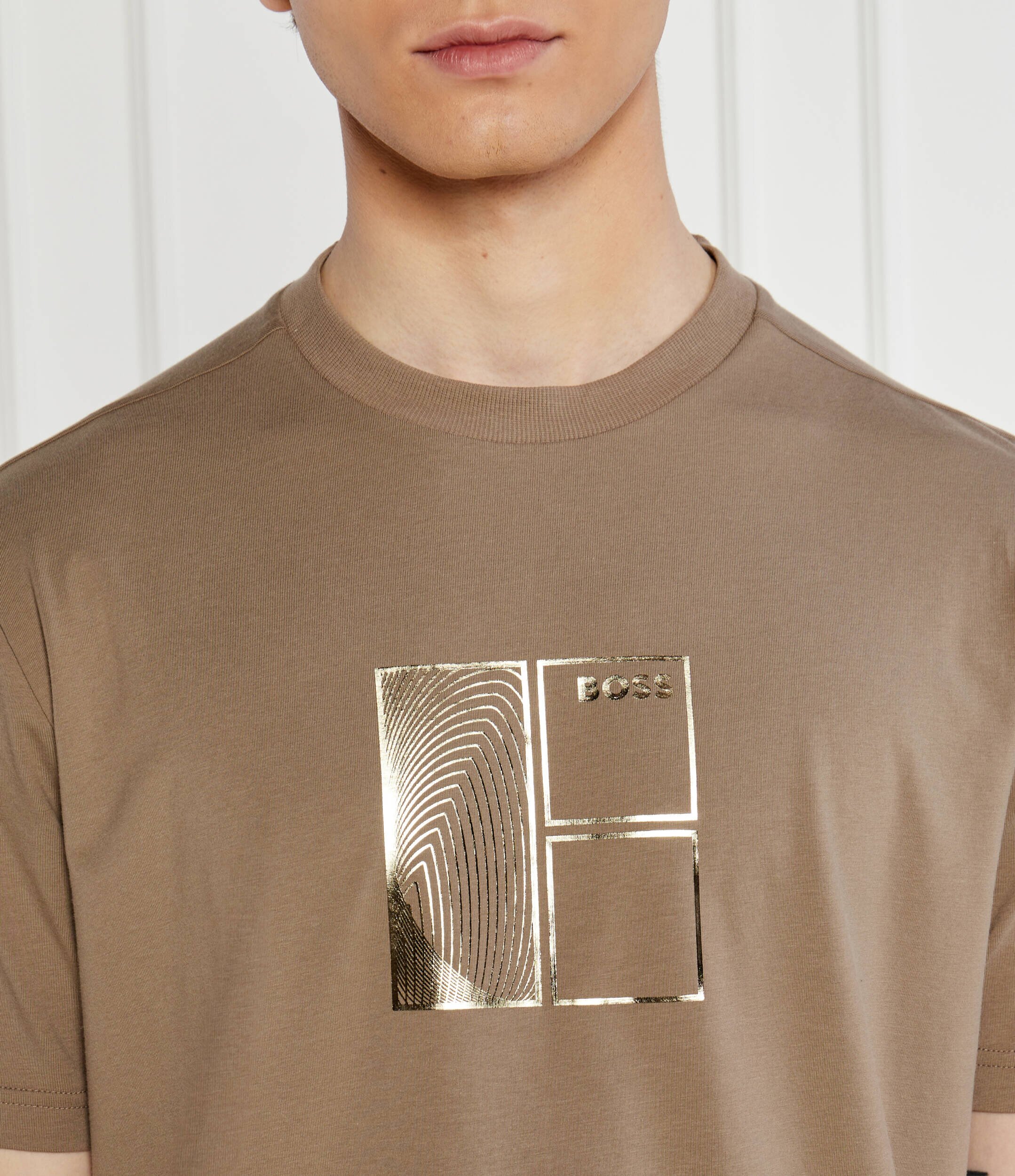 BOSS Green Tricou Tee 5 | Regular Fit | stretch