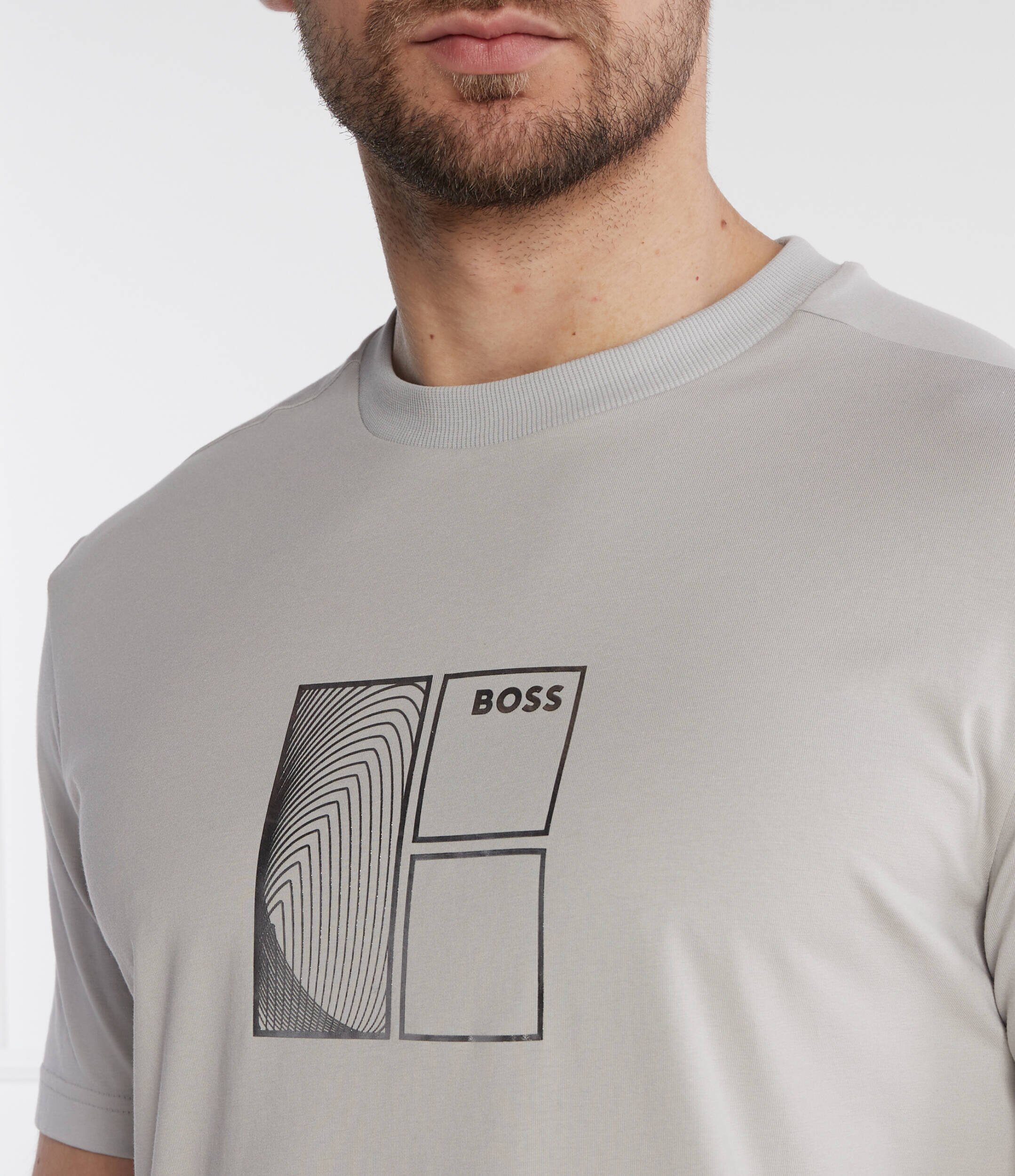 BOSS Green Tricou Tee 5 | Regular Fit | stretch