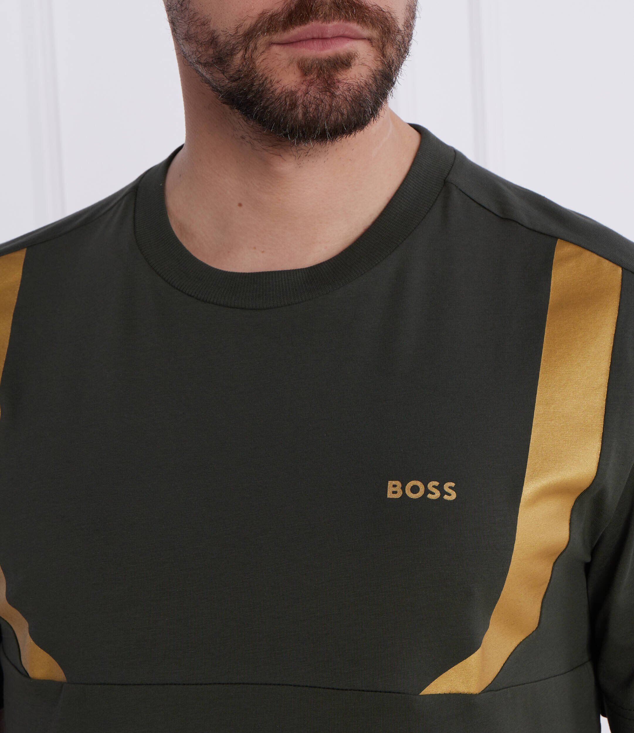 BOSS Green Tricou Tee 5 | Regular Fit | stretch