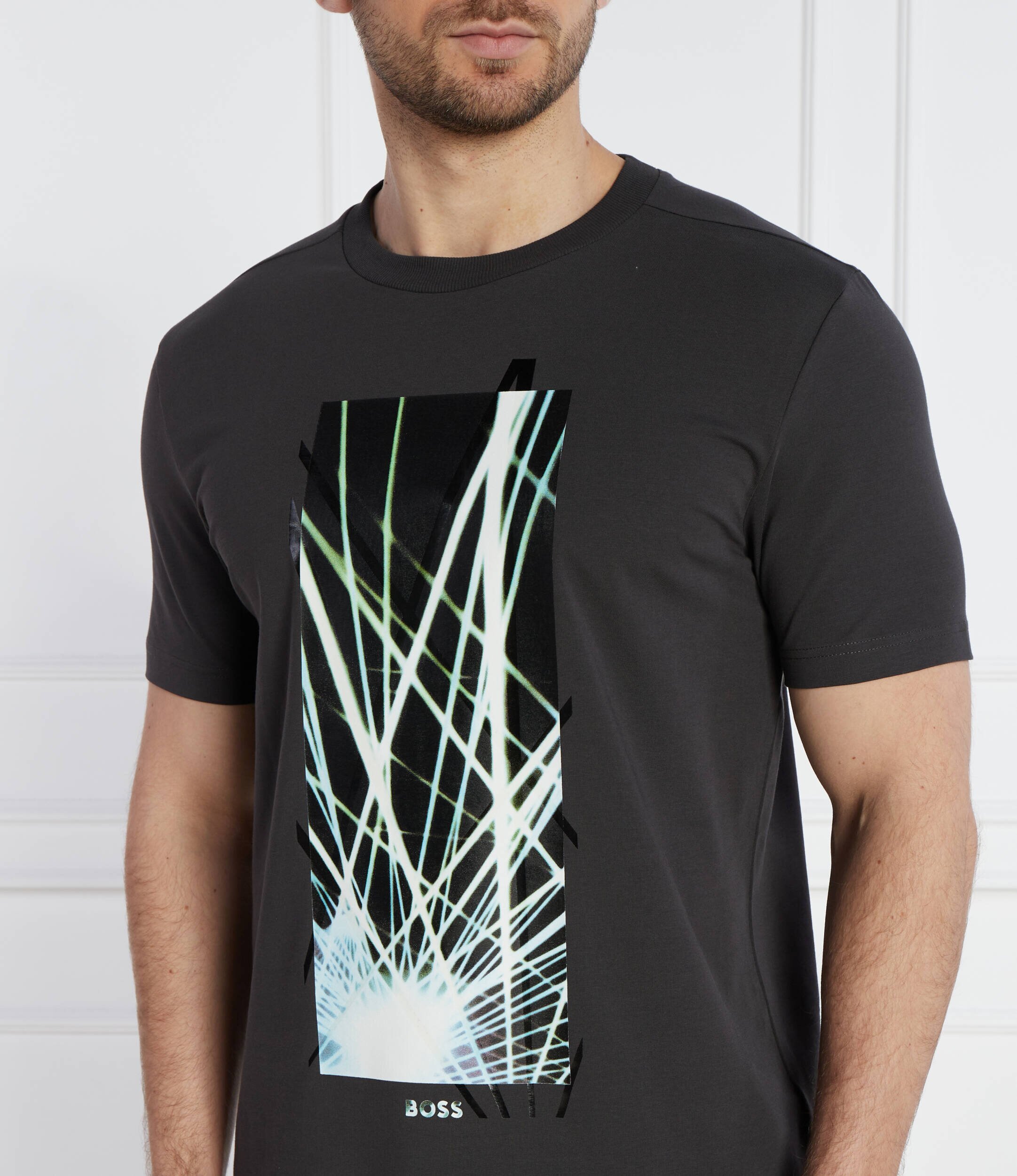BOSS Green Tricou Tee 6 | Regular Fit | stretch