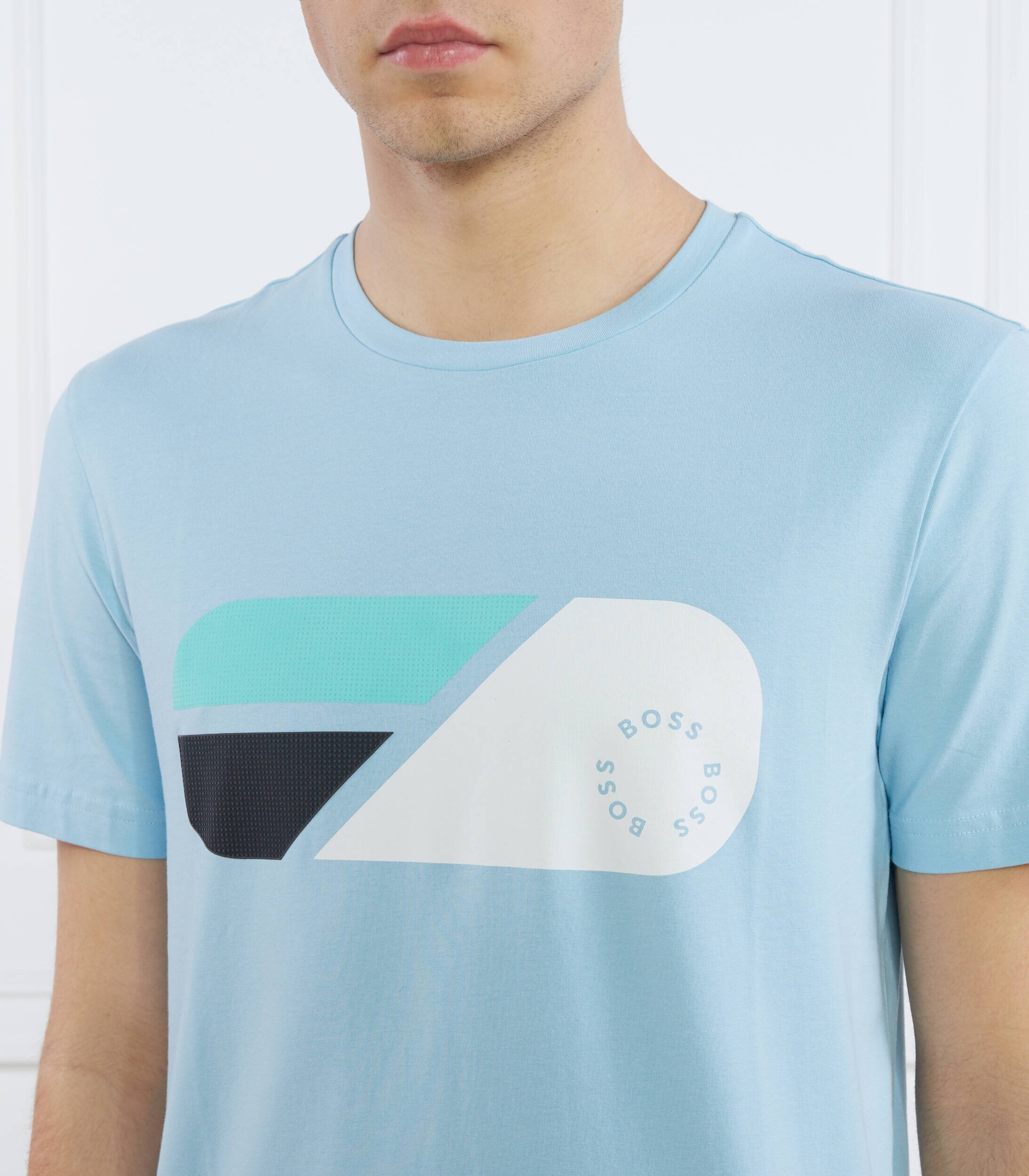 BOSS Green Tricou Tee 9 | Regular Fit | stretch
