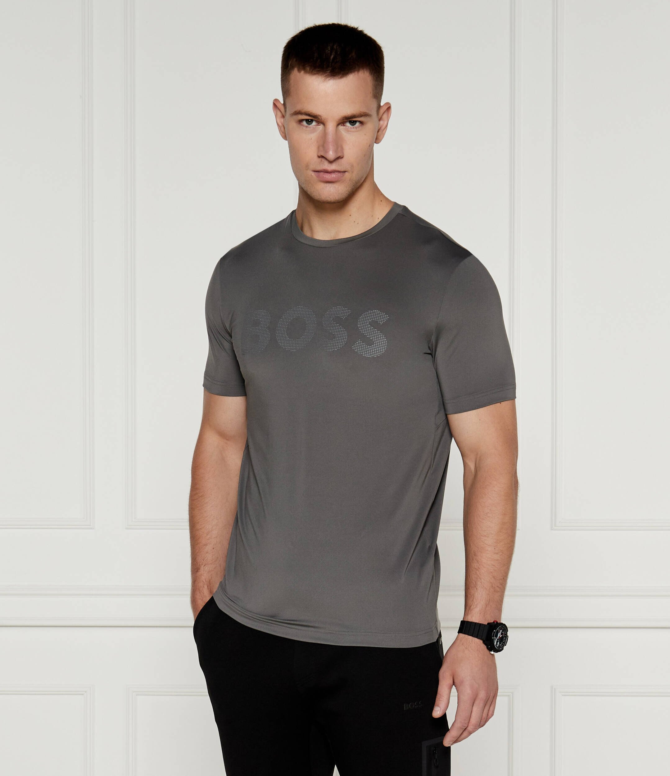 BOSS Green Tricou Tee Active | Slim Fit