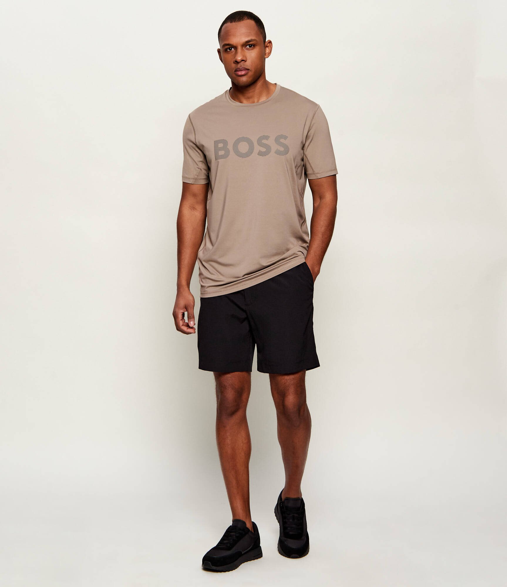 BOSS Green Tricou Tee Active | Slim Fit | stretch