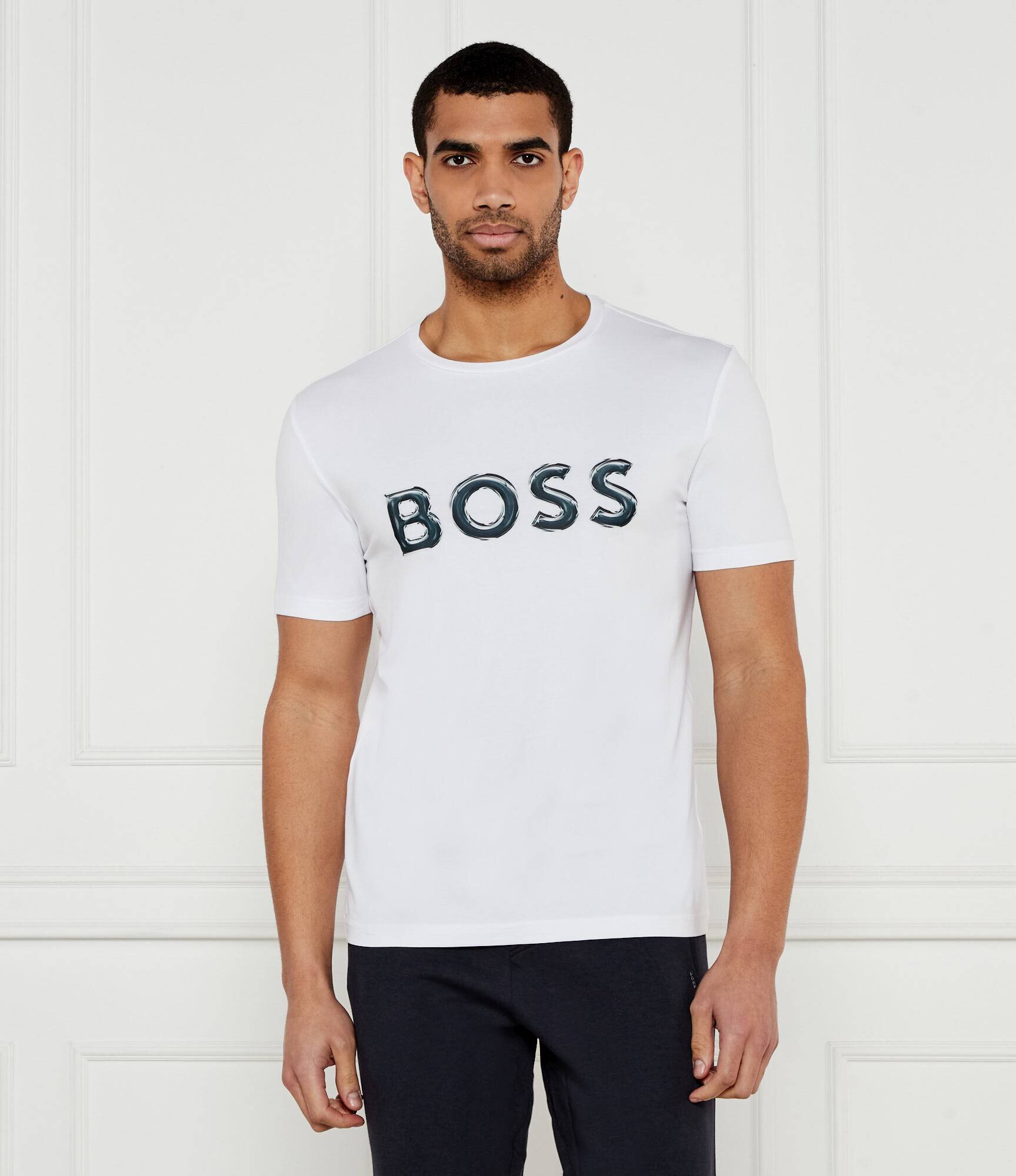 BOSS Green Tricou Tee Logo | Regular Fit | stretch