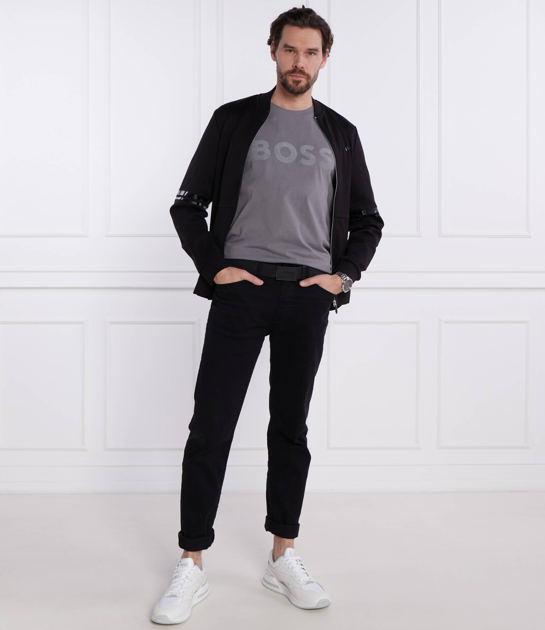 BOSS Green Tricou Tee Mirror 1 | Regular Fit