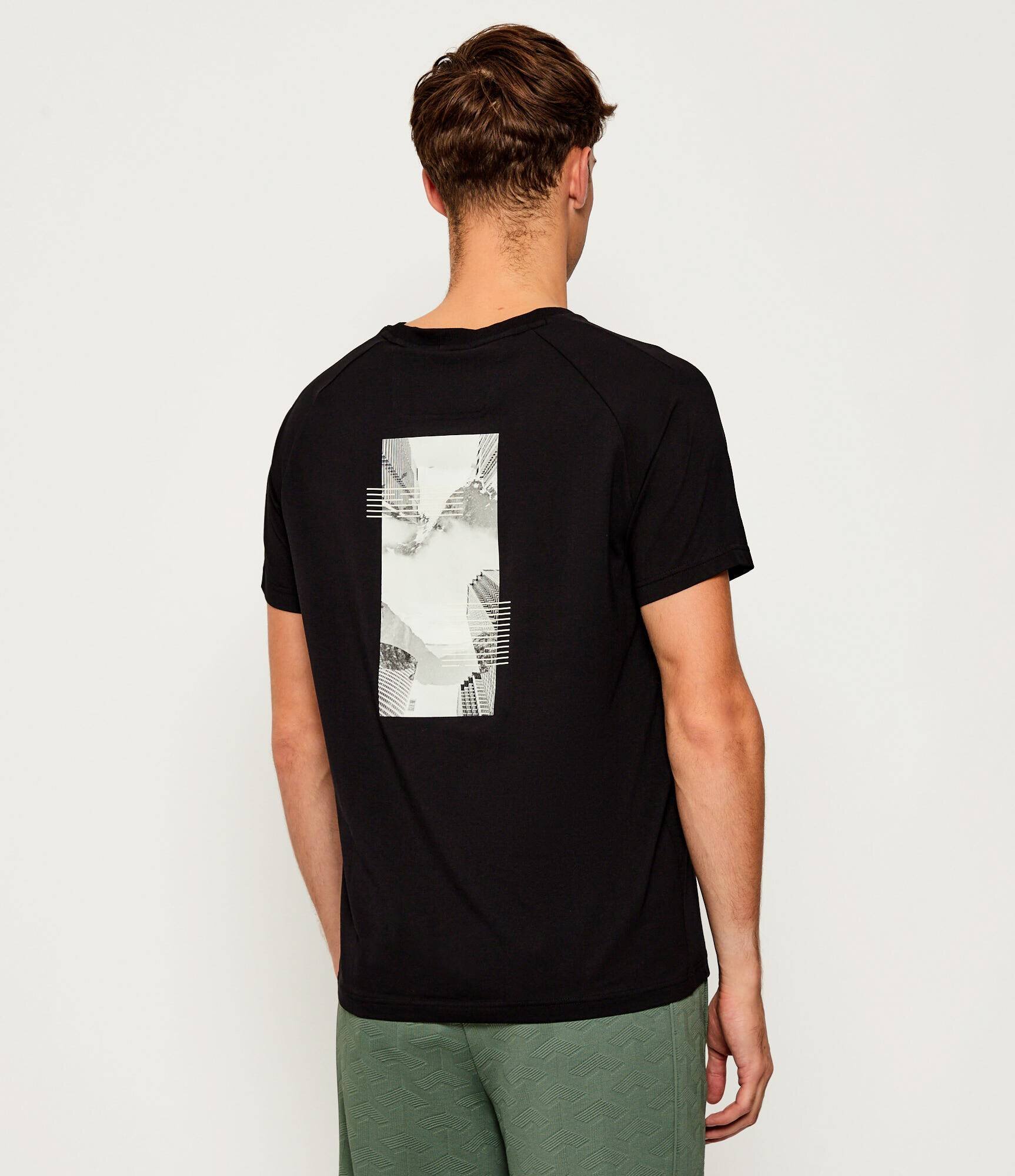 BOSS Green Tricou Tee Stripe Zone | Relaxed fit | stretch