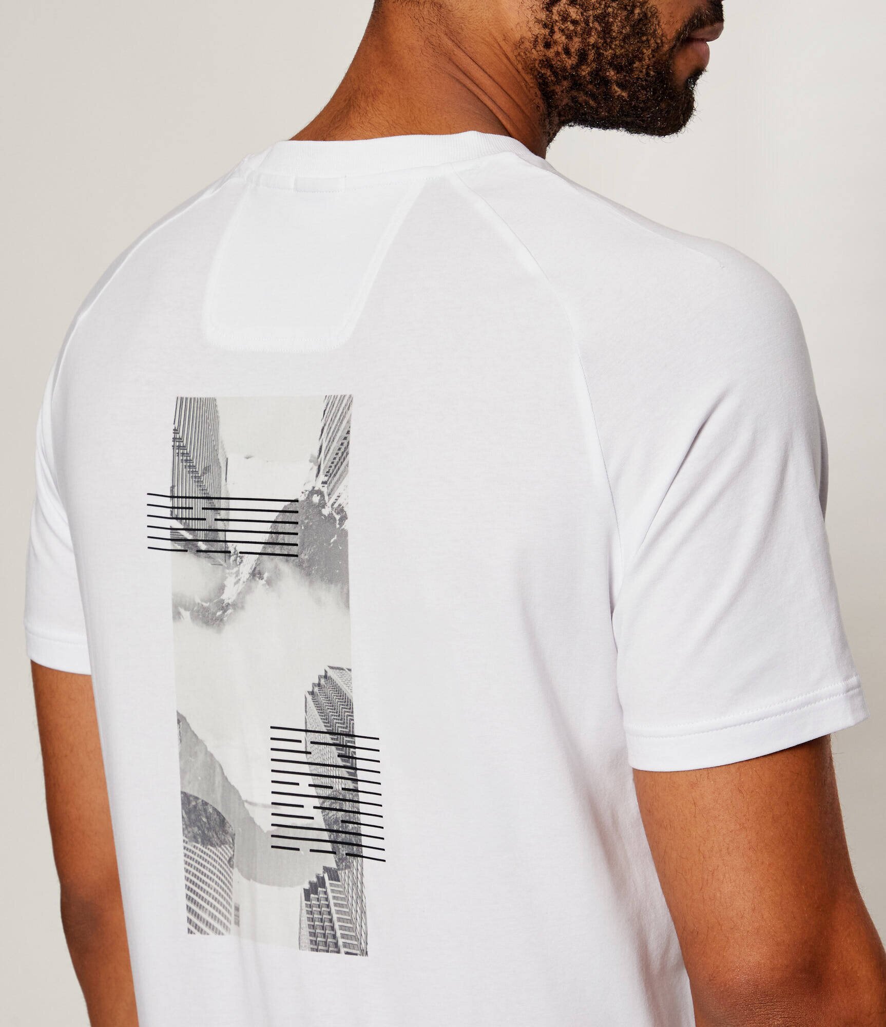 BOSS Green Tricou Tee Stripe Zone | Relaxed fit | stretch