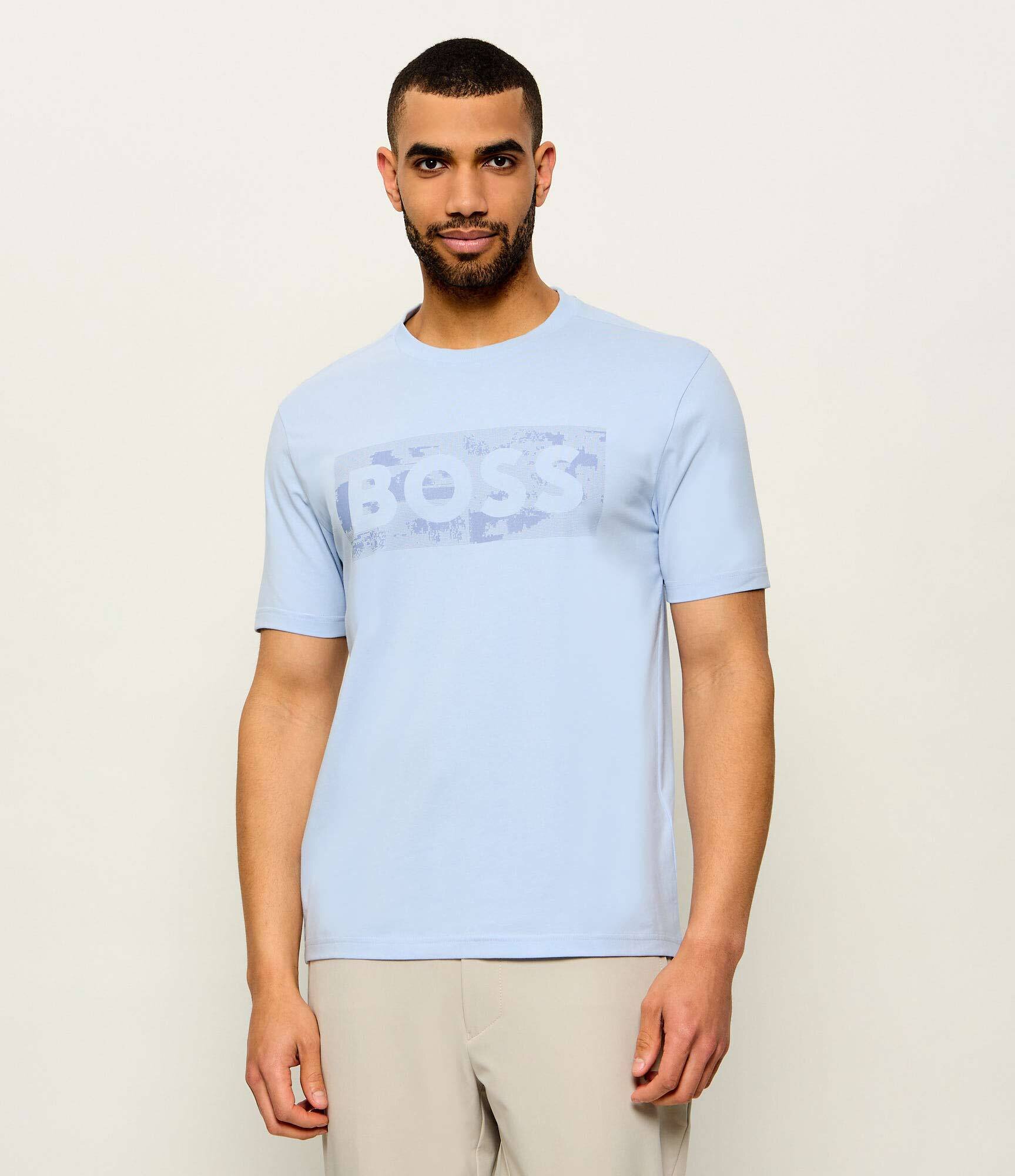 BOSS Green Tricou TS_Globe | regular fit | stretch
