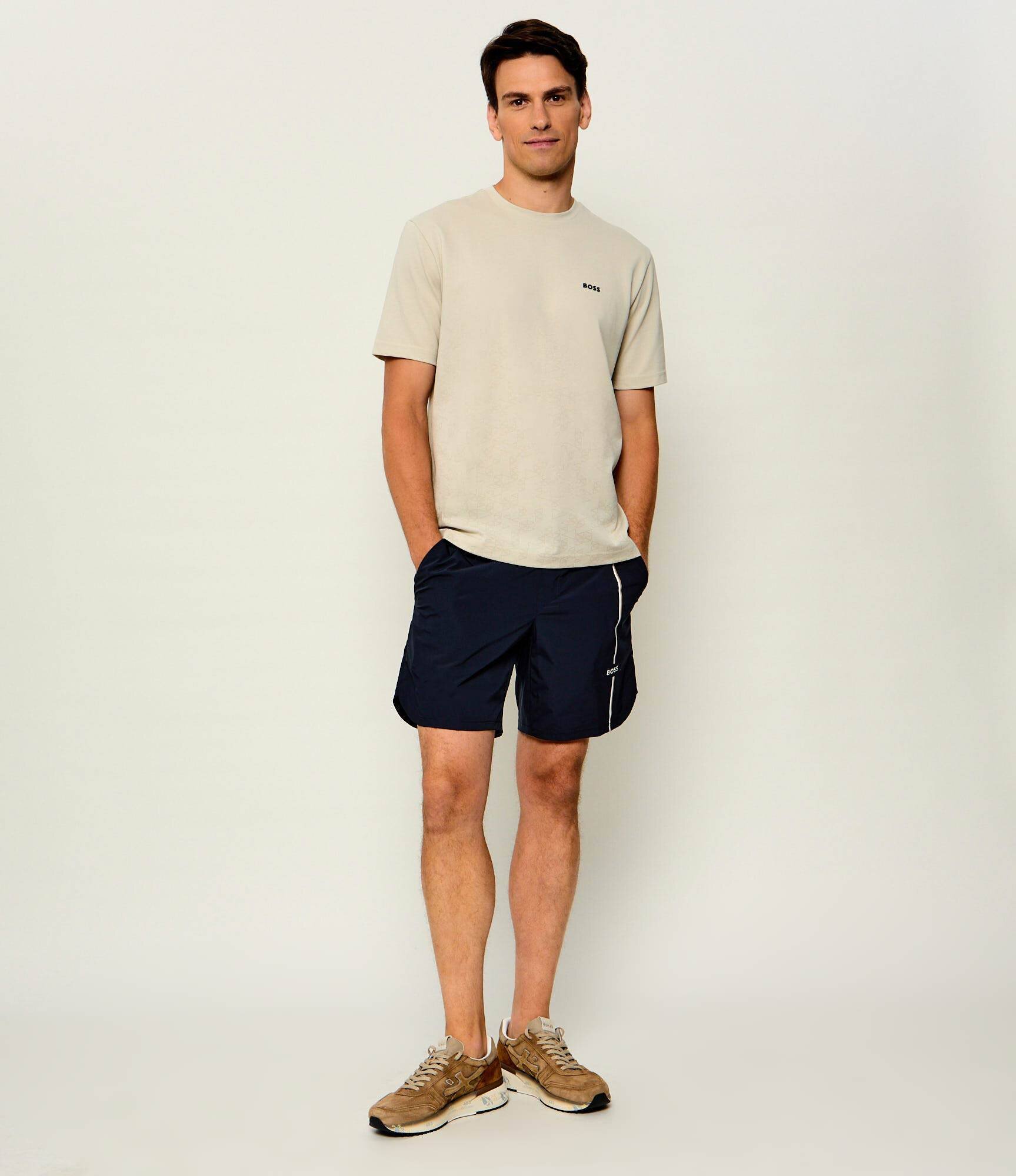 BOSS Green Tricou TS_GOC Swing AO | regular fit | stretch