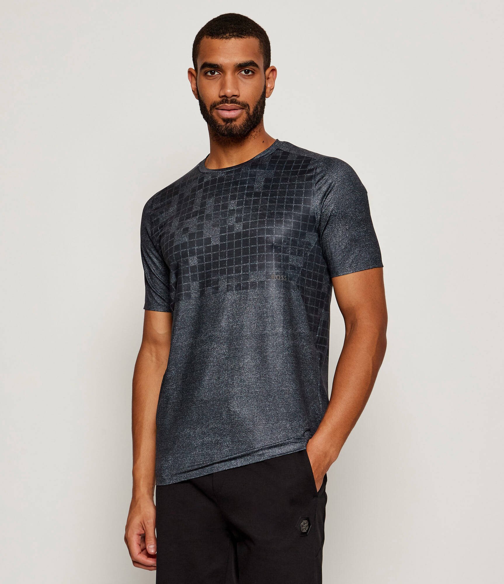 BOSS Green Tricou TS_Jump Tech SJ | Slim Fit | stretch