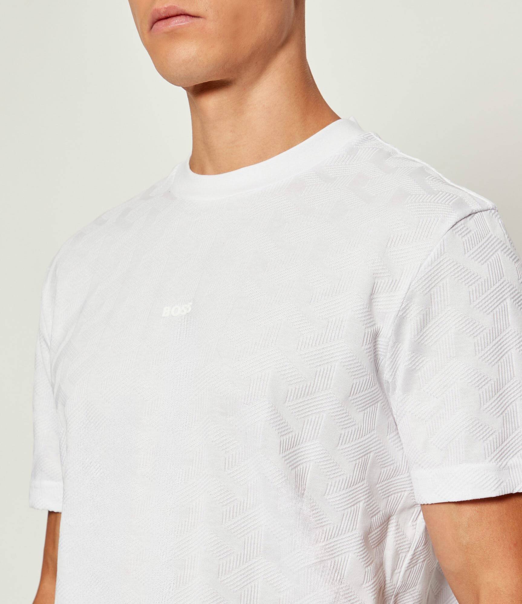 BOSS Green Tricou TS_Mirror Artwork | Relaxed fit