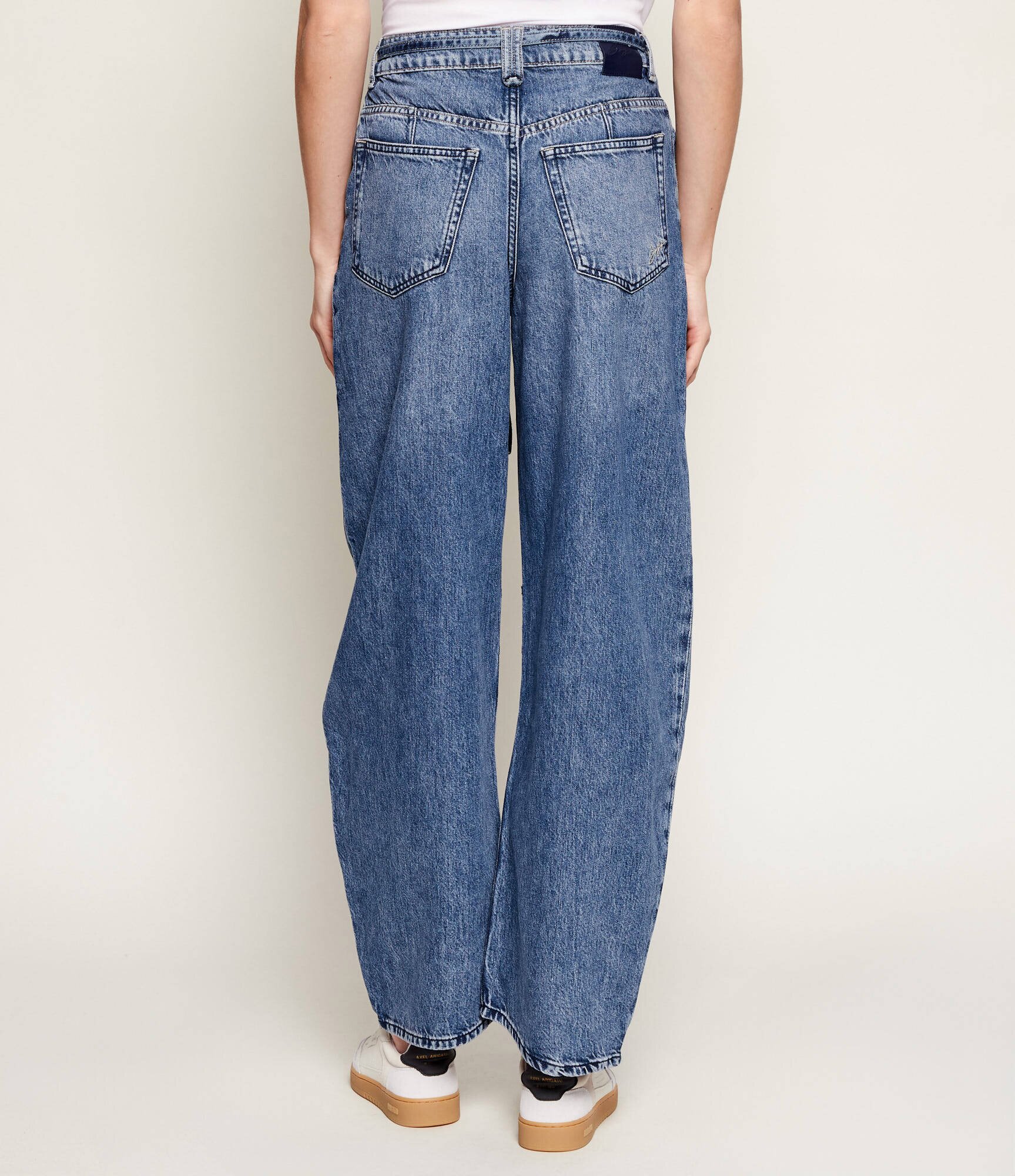 BOSS Orange Blugi C_PLEATED BARREL 1.0 | Mom Fit