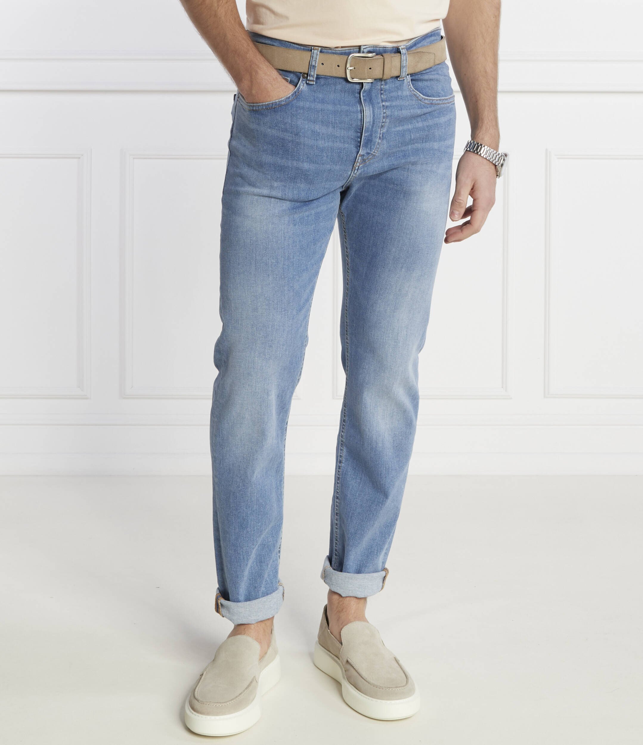 BOSS Orange Blugi Taber Zip BC-P | Skinny fit