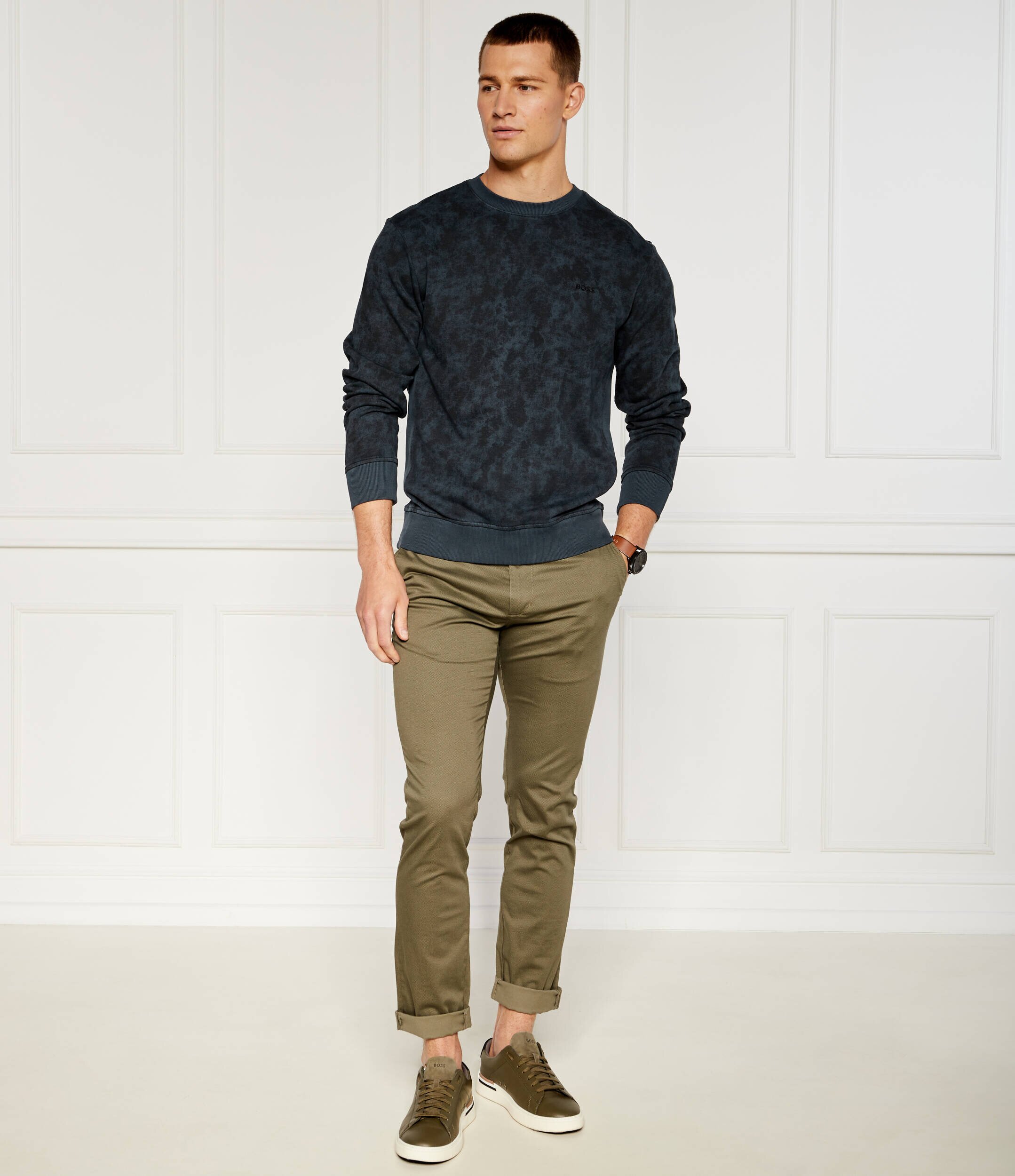 BOSS Orange Bluza CamoOver | Regular Fit