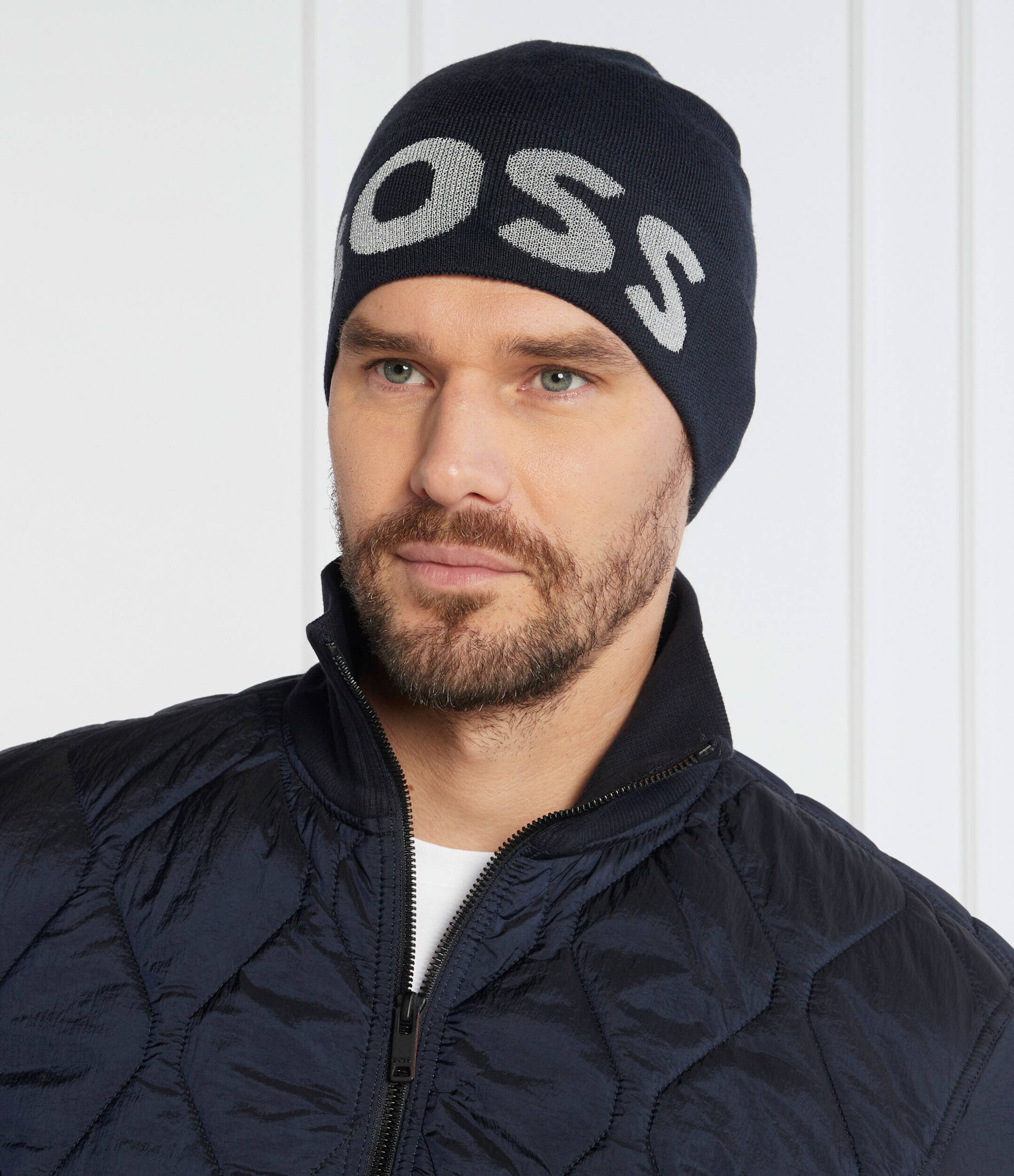 BOSS Orange Căciulă Kallivan cu adaos de lână