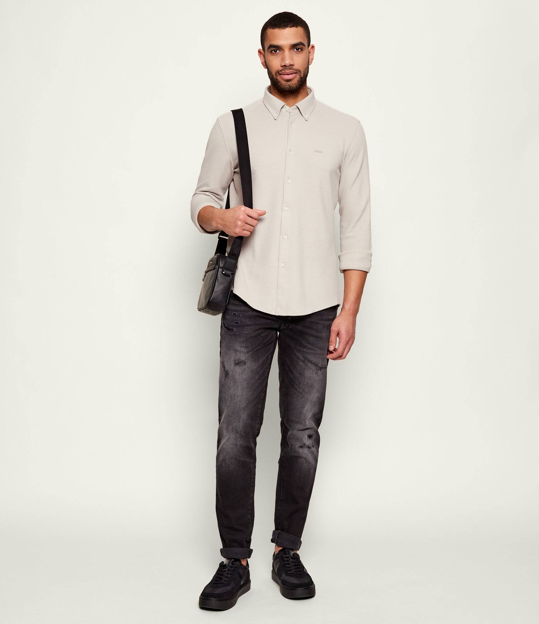 BOSS Orange Cămașă Myjersey_M | Slim Fit