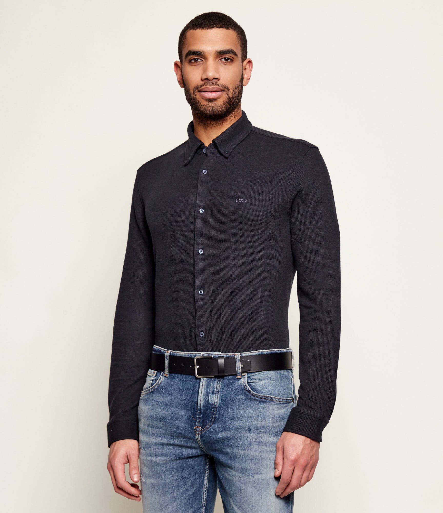 BOSS Orange Cămașă Myjersey_M | Slim Fit