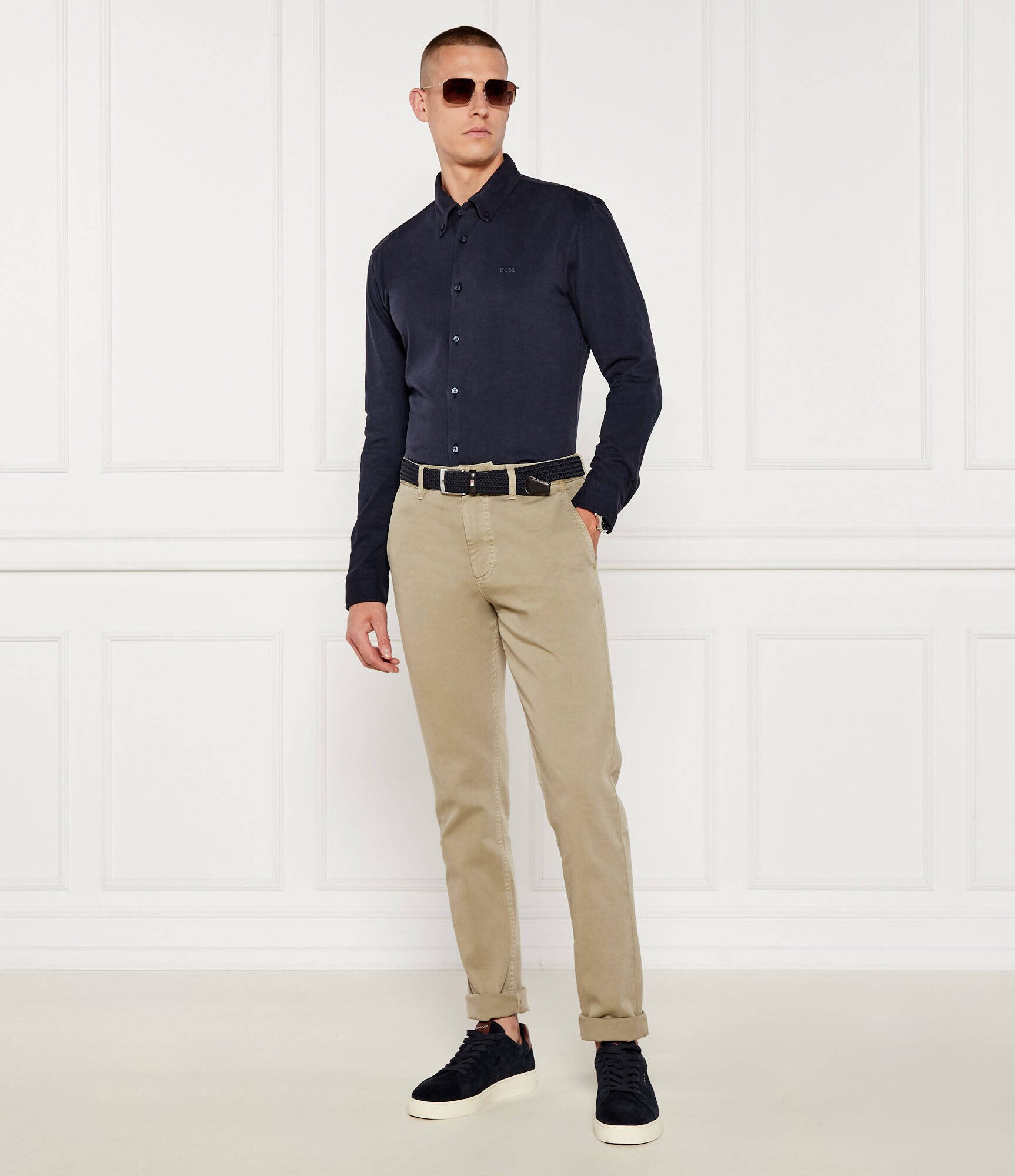 BOSS Orange Cămașă Myjersey_M | Slim Fit