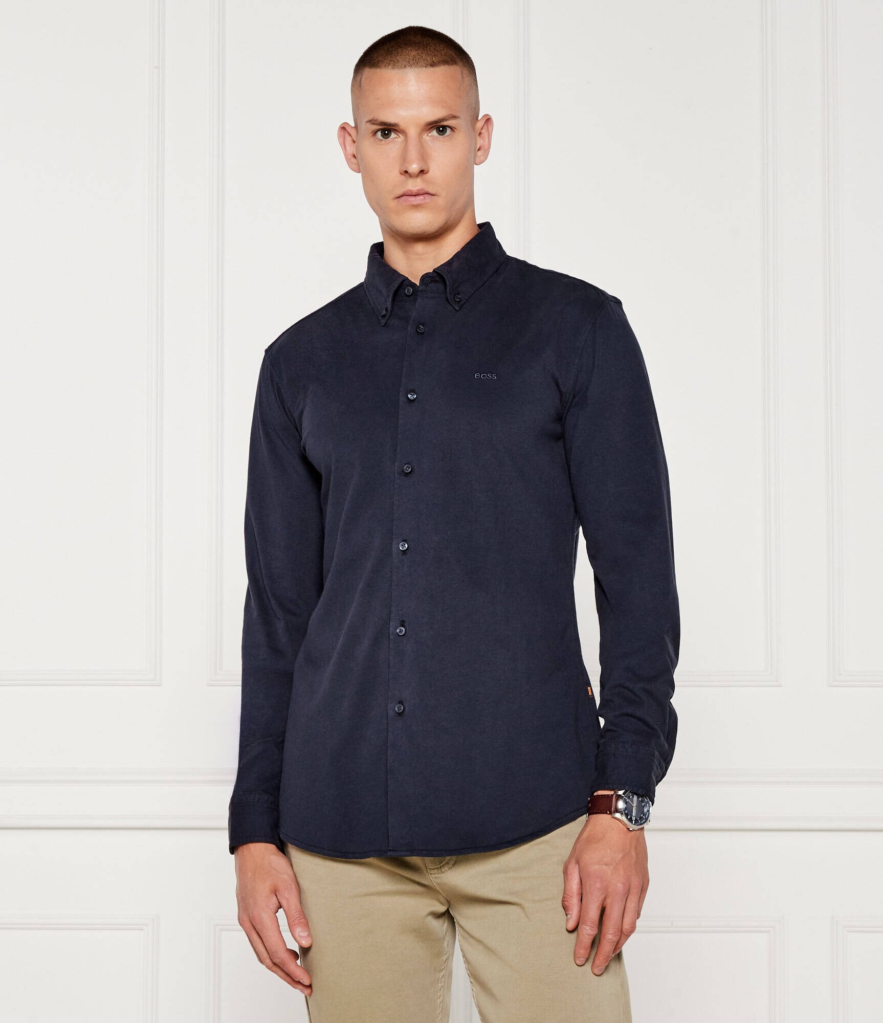 BOSS Orange Cămașă Myjersey_M | Slim Fit