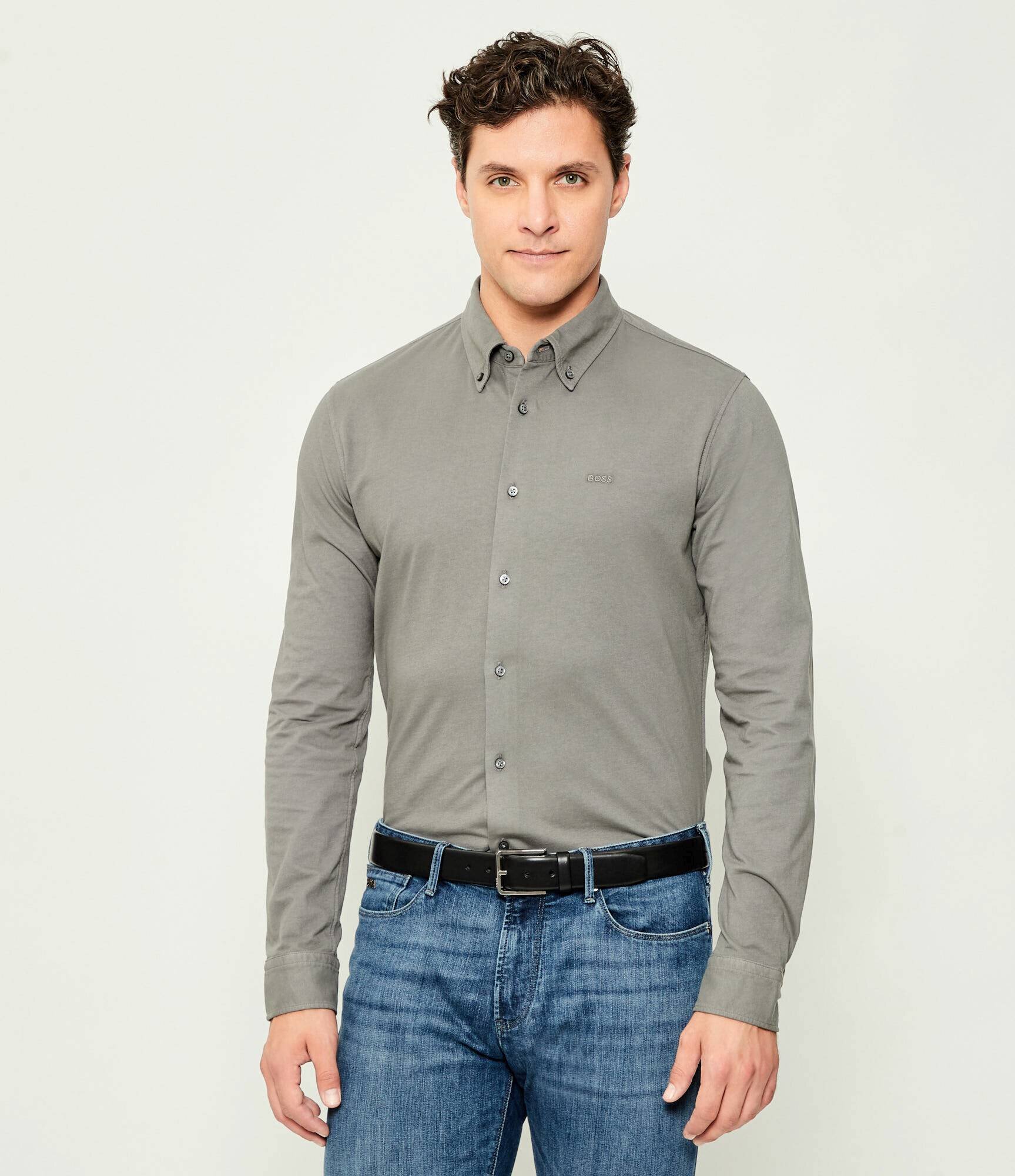 BOSS Orange Cămașă Myjersey_M | Slim Fit