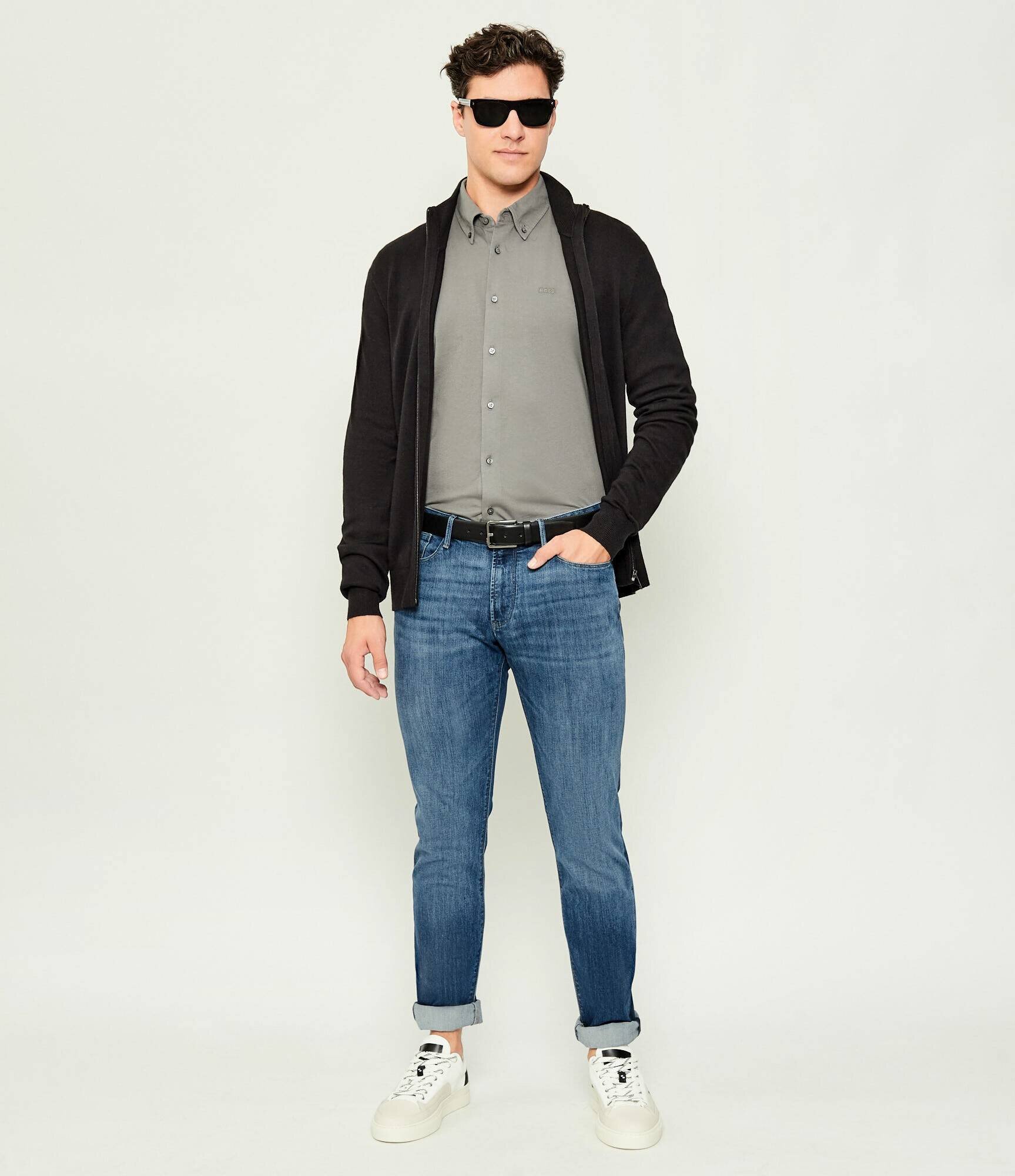 BOSS Orange Cămașă Myjersey_M | Slim Fit