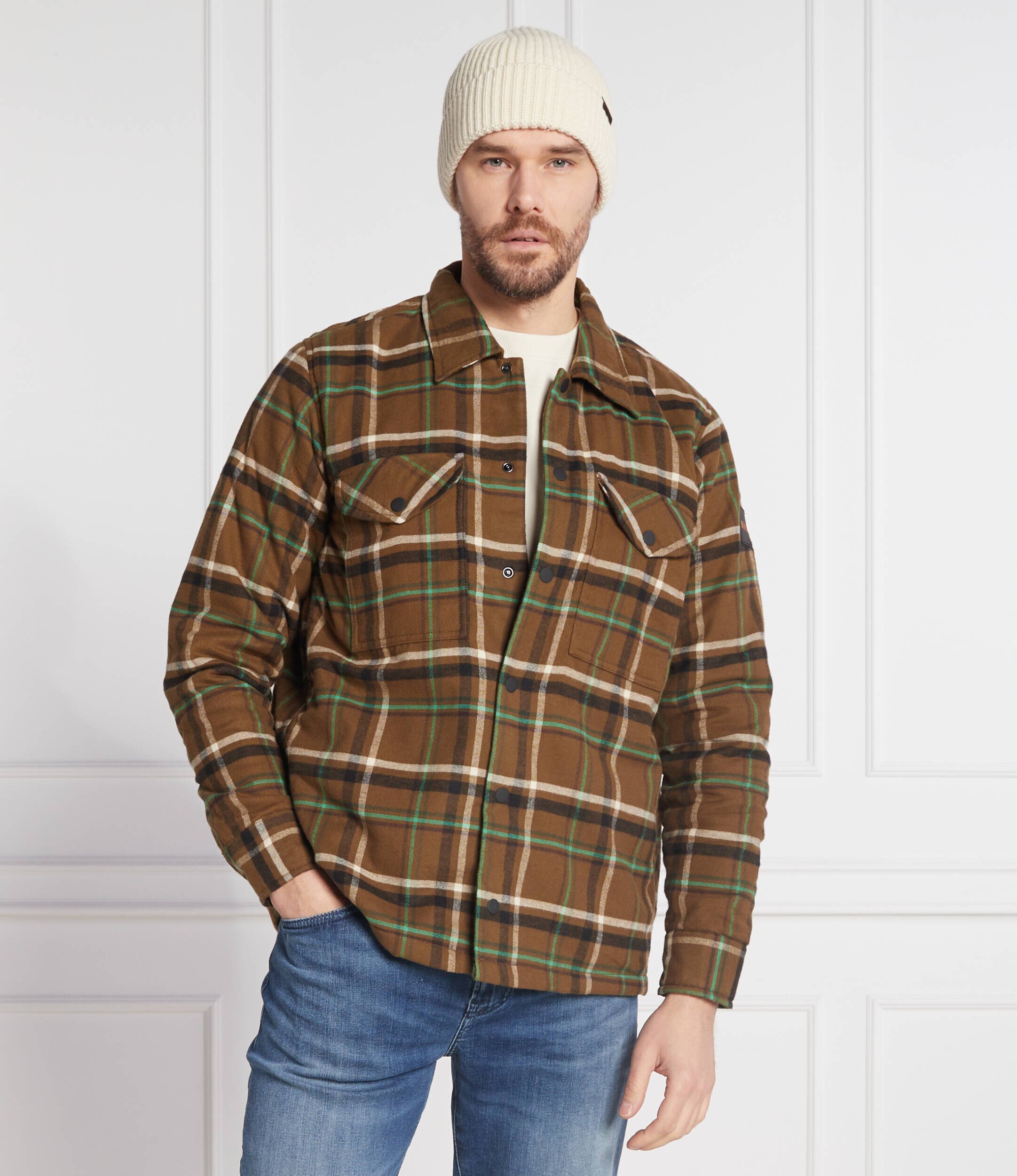 BOSS Orange Căptușită cămașă Lom_2 | Regular Fit