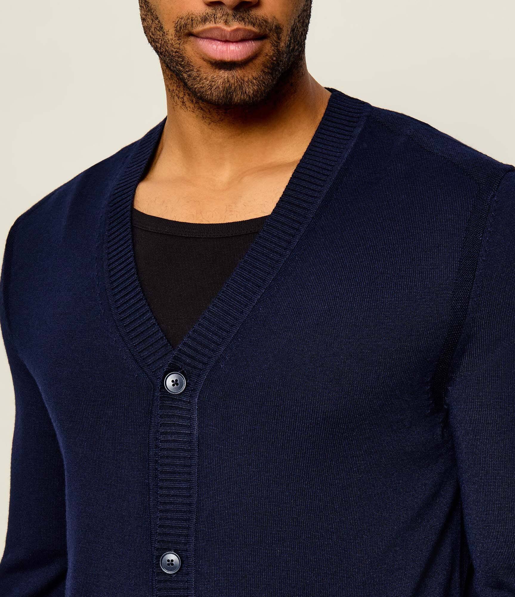 BOSS Orange Cardigan Avac_CD-1 | regular fit cu adaos de lână