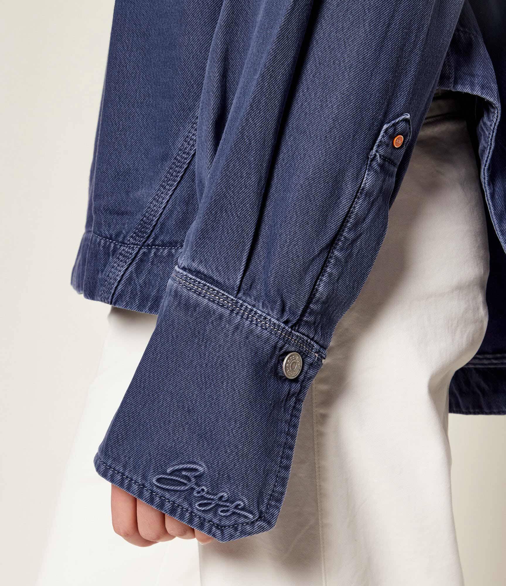 BOSS Orange De blugi cămașă C_OVERSHIRT 1.0 | Oversize fit