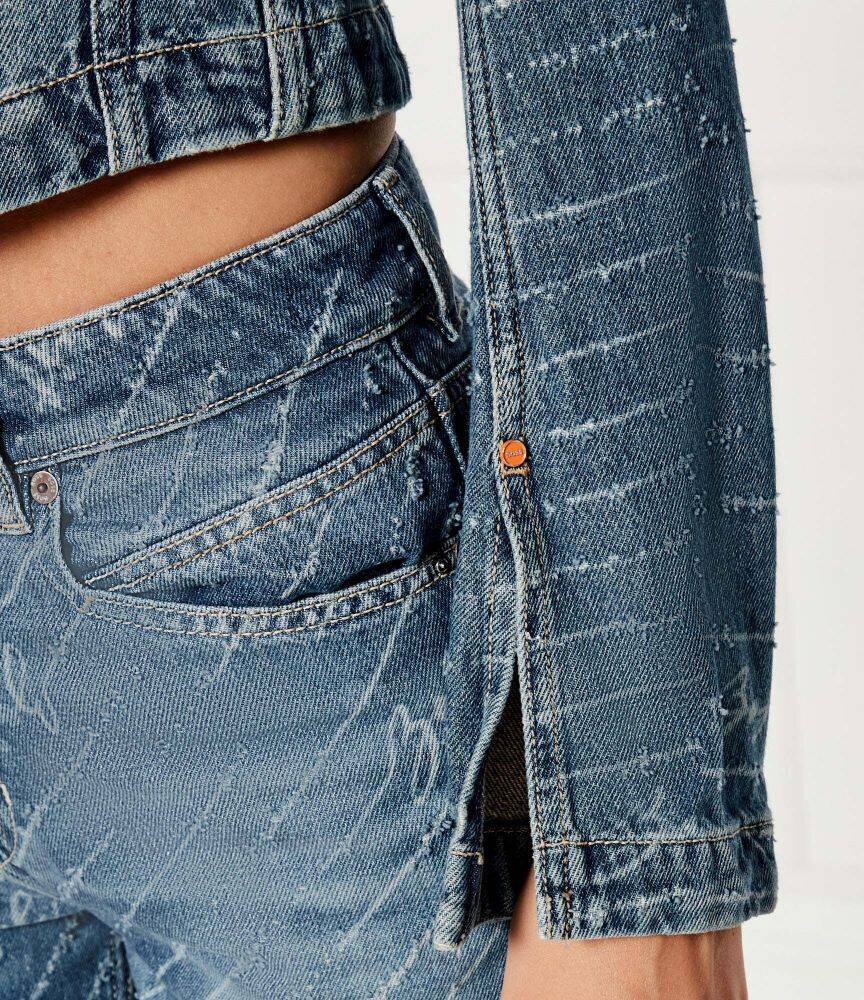 BOSS Orange De blugi geacă C_DNM ZP TRCK | Cropped Fit
