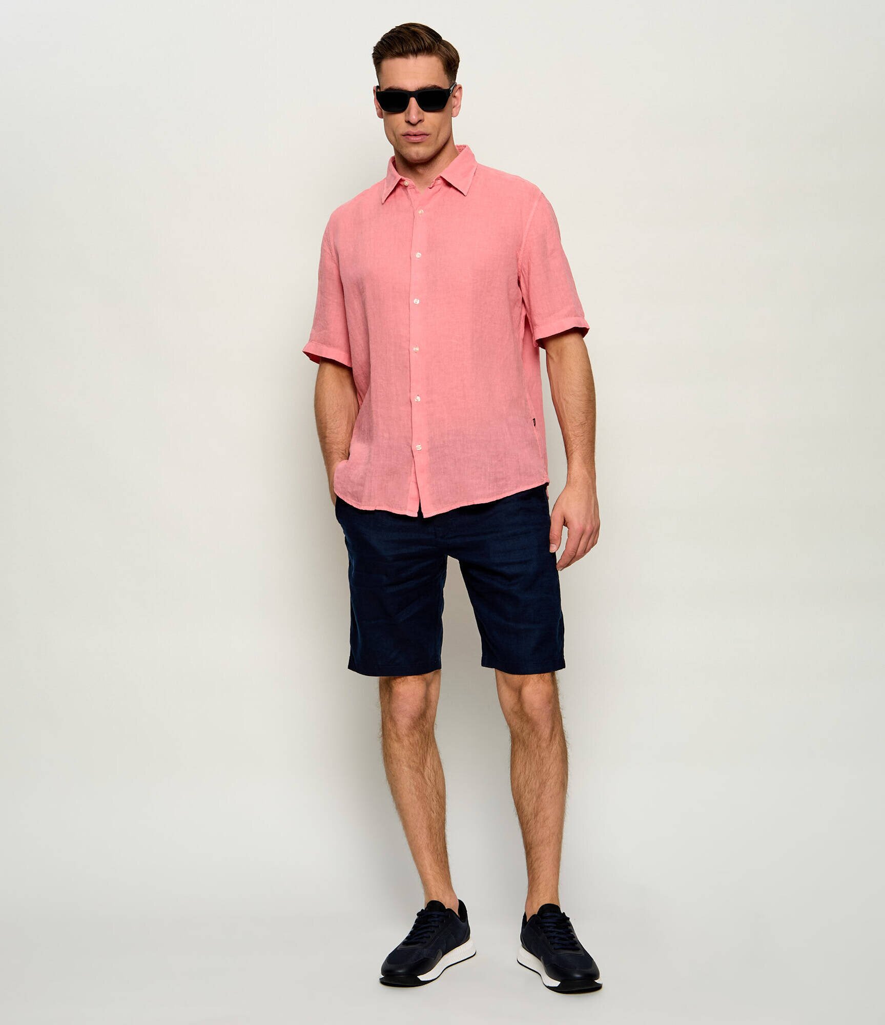 BOSS Orange De in pantaloni scurți Chino_DS_3S | Tapered fit