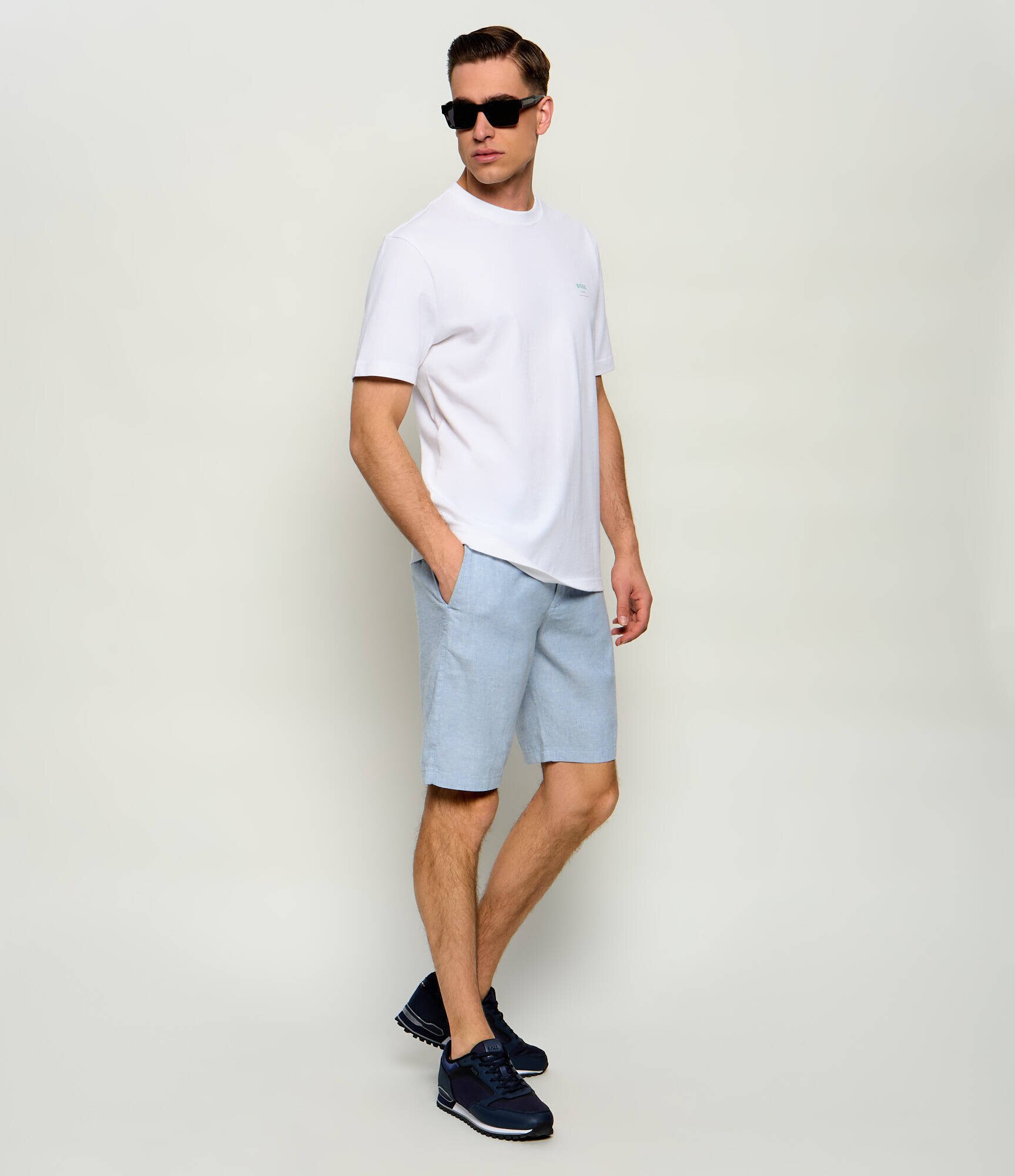 BOSS Orange De in pantaloni scurți Chino_DS_3S | Tapered fit
