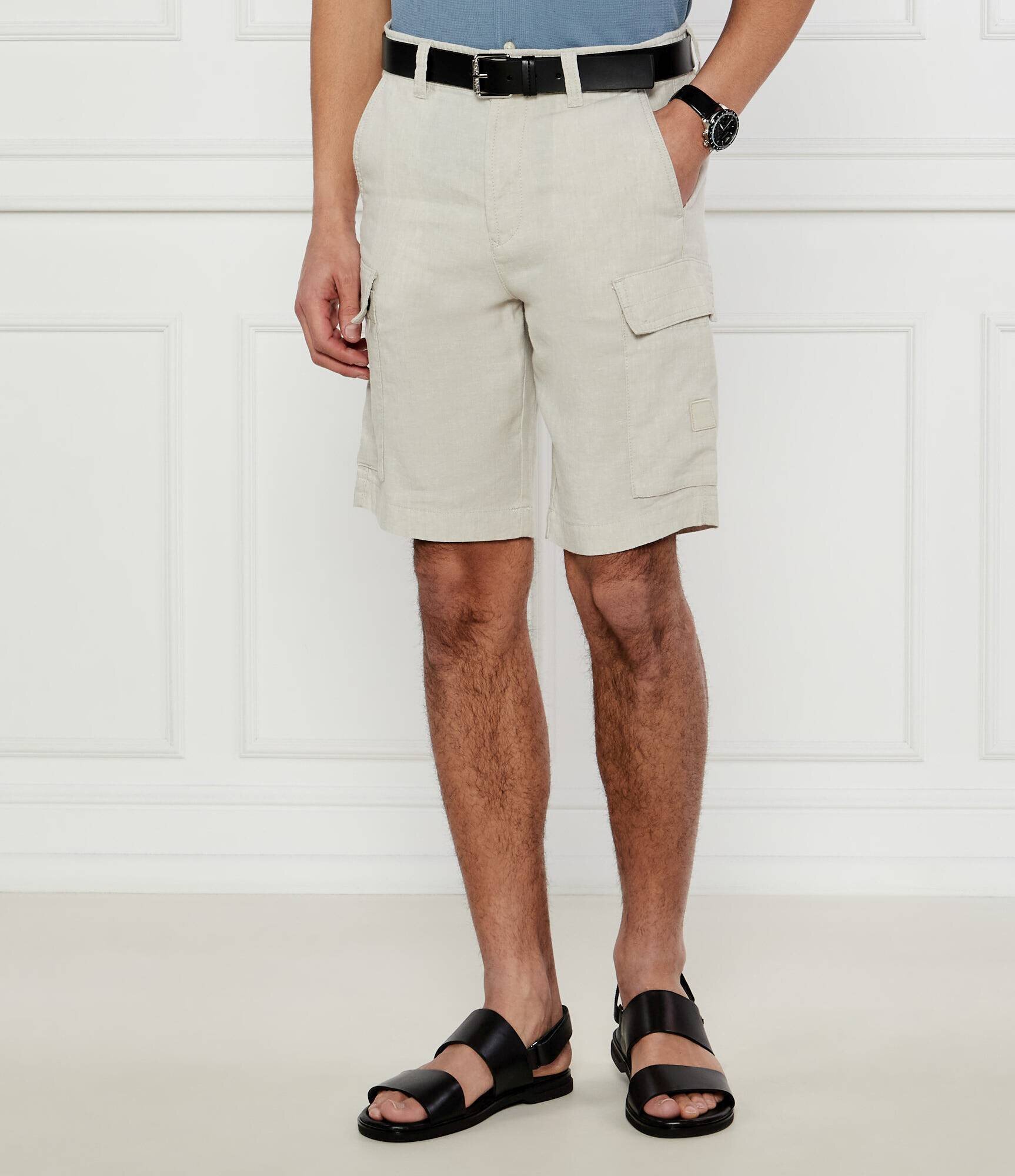BOSS Orange De in pantaloni scurți Sisla-9-Cargo | Relaxed fit