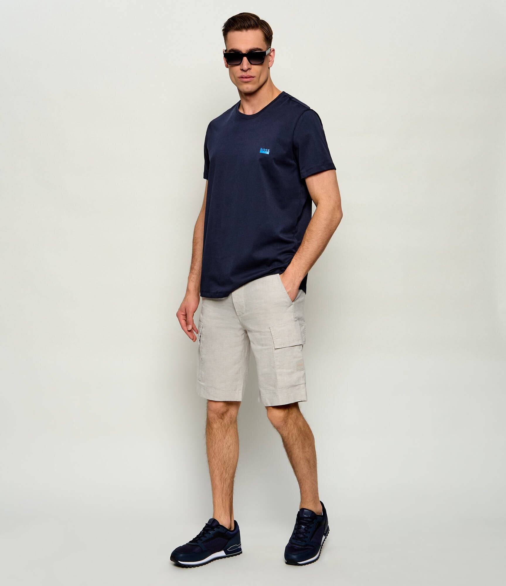BOSS Orange De in pantaloni scurți Sisla_Cargo_S1 | Relaxed fit
