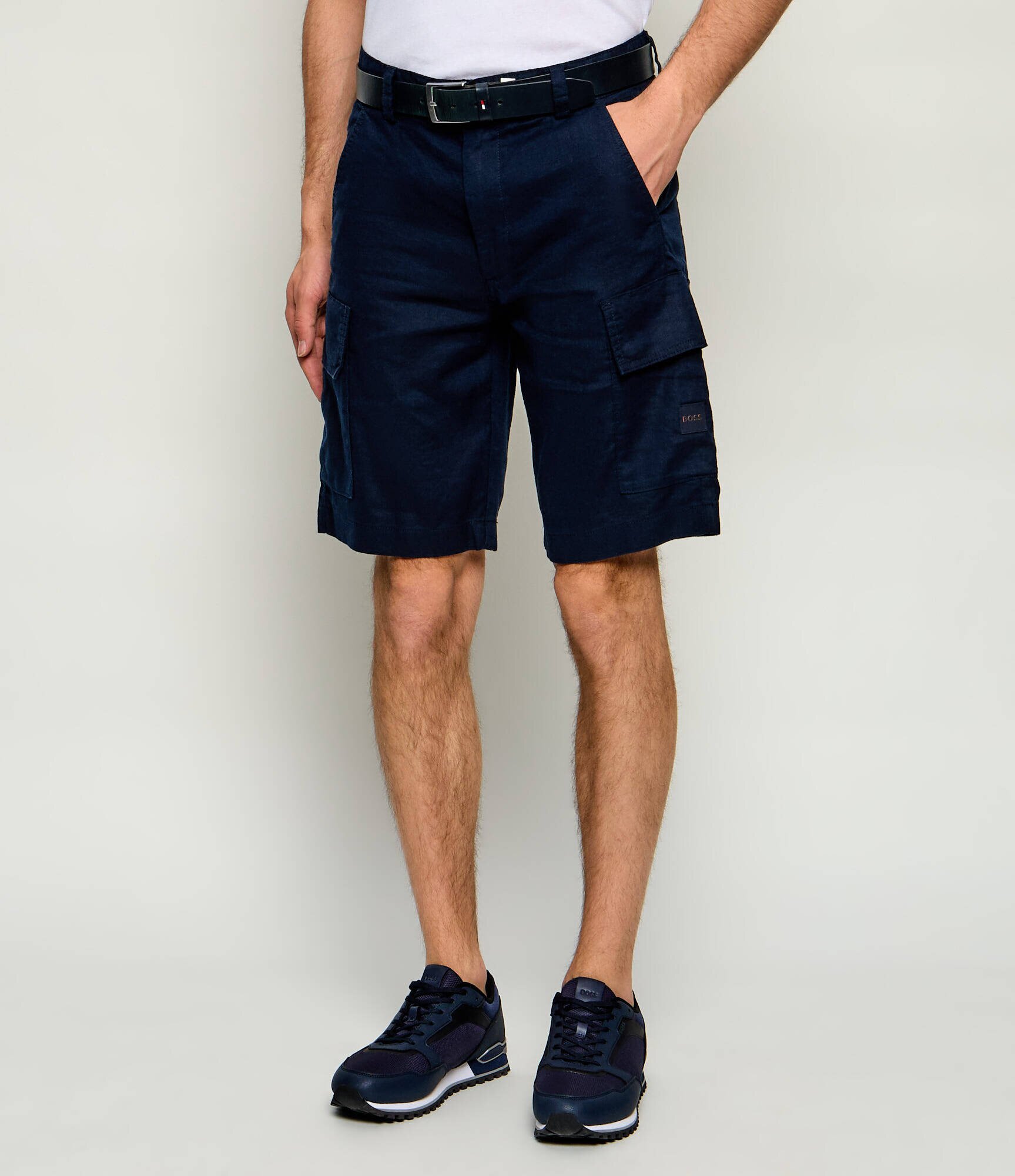 BOSS Orange De in pantaloni scurți Sisla_Cargo_S1 | Relaxed fit