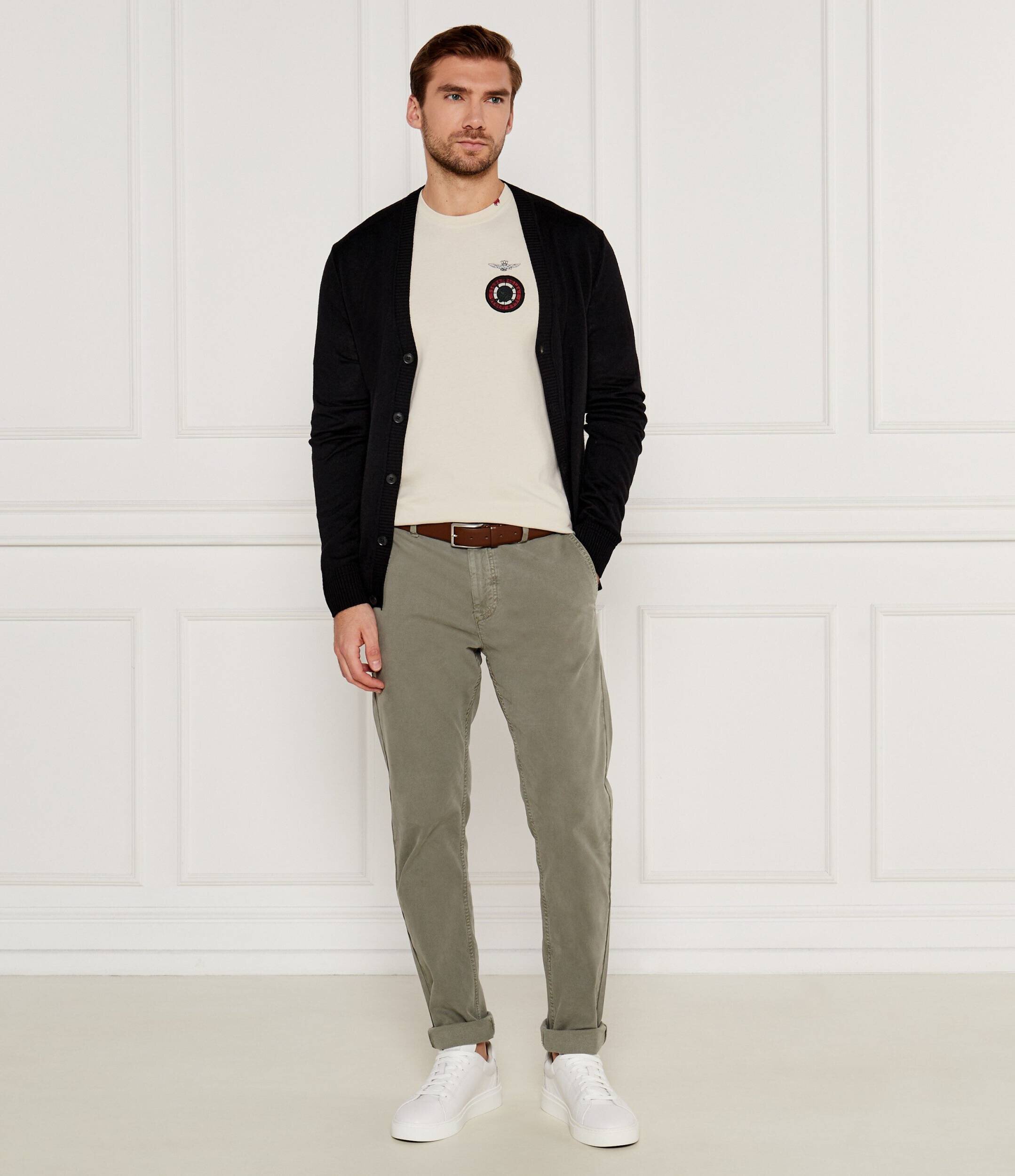 BOSS Orange De lână cardigan Avac_CD | Regular Fit