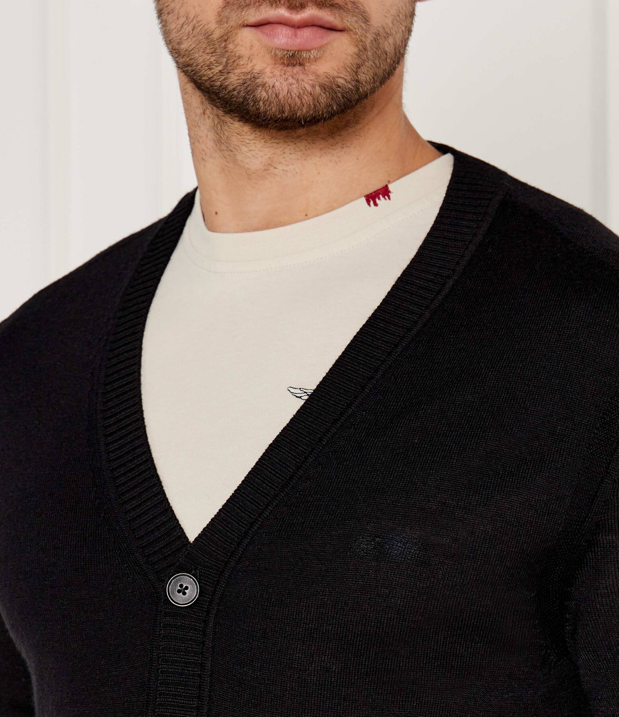 BOSS Orange De lână cardigan Avac_CD | Regular Fit