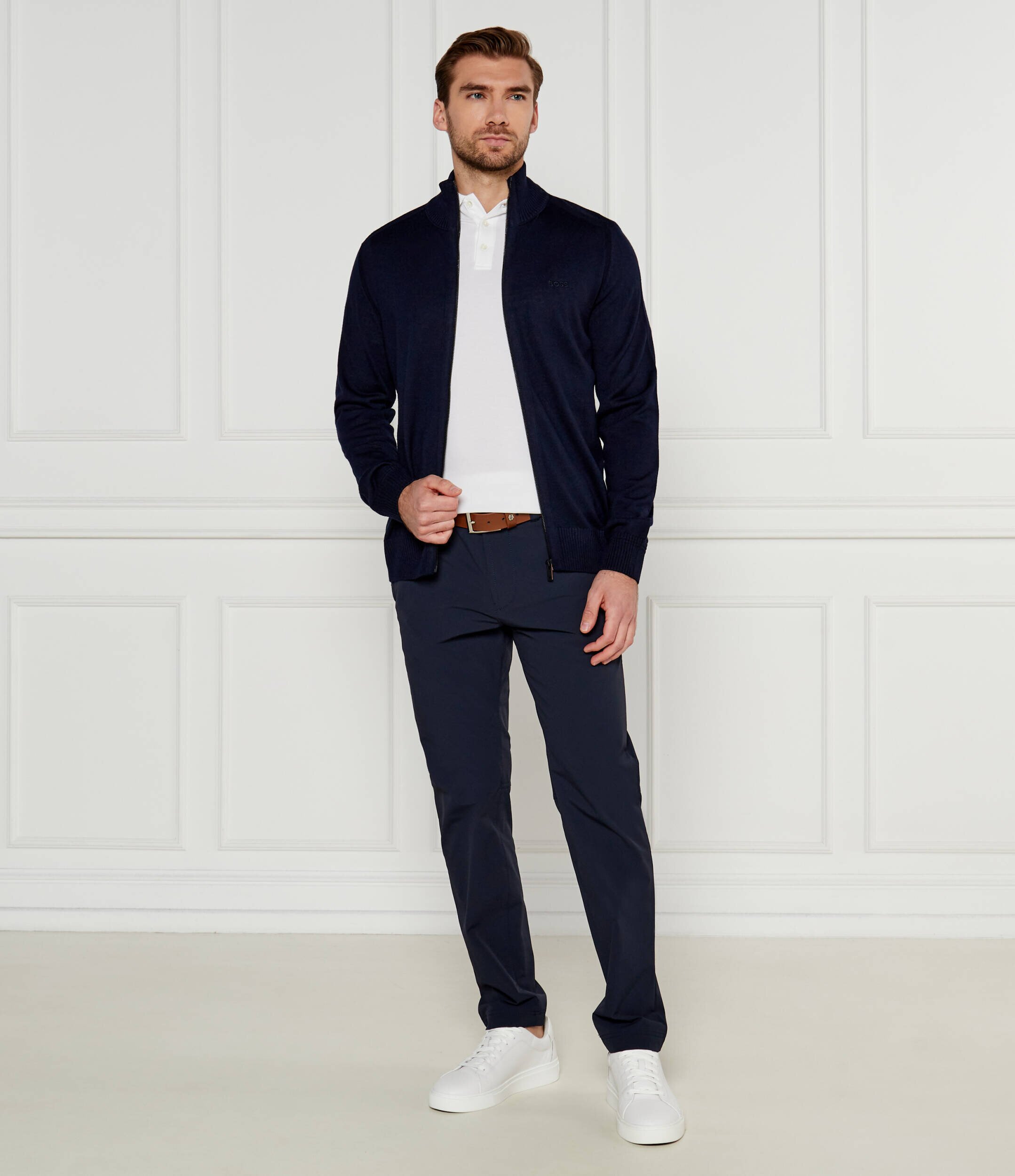 BOSS Orange De lână cardigan Avac_FZ | Regular Fit