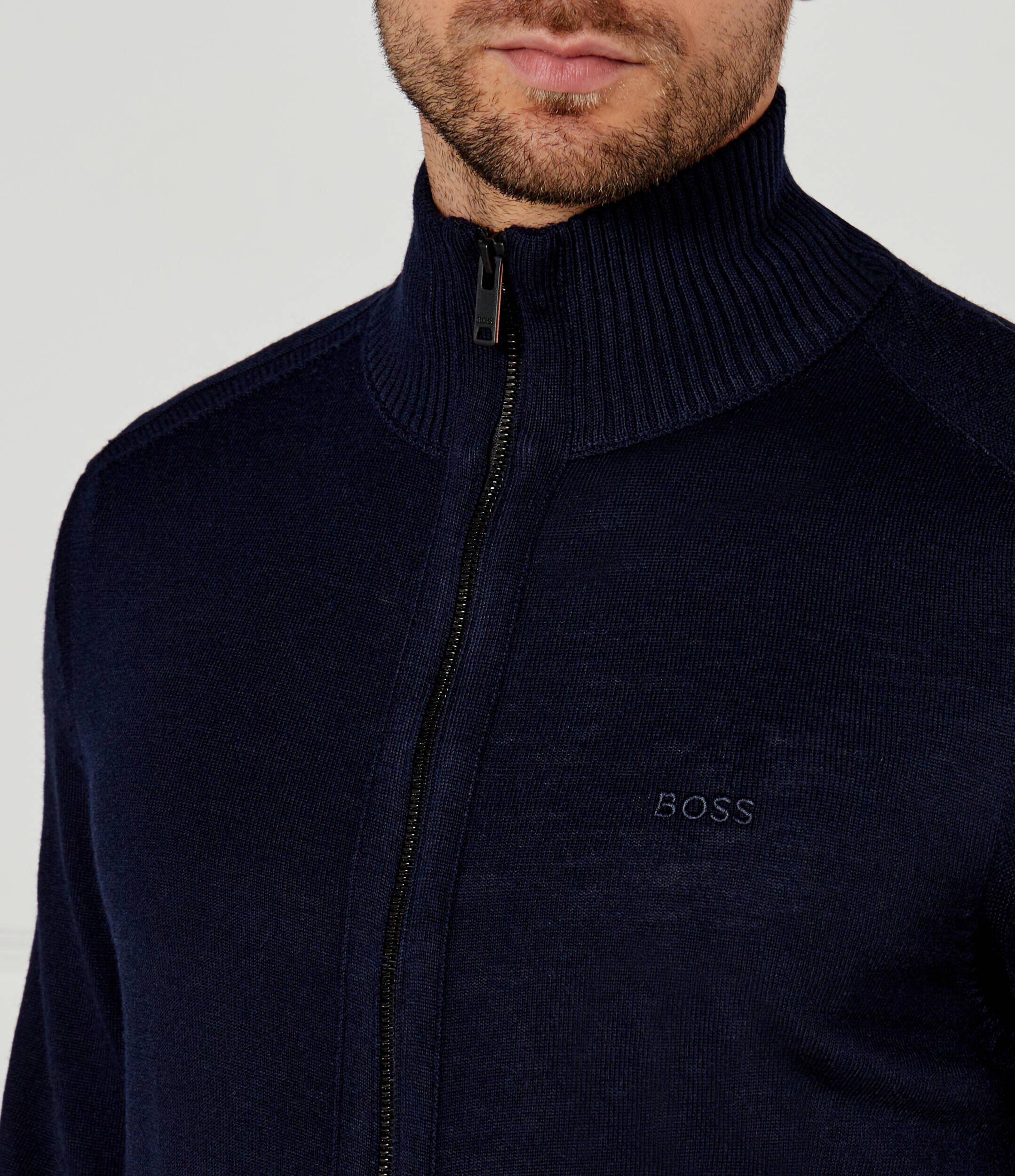 BOSS Orange De lână cardigan Avac_FZ | Regular Fit