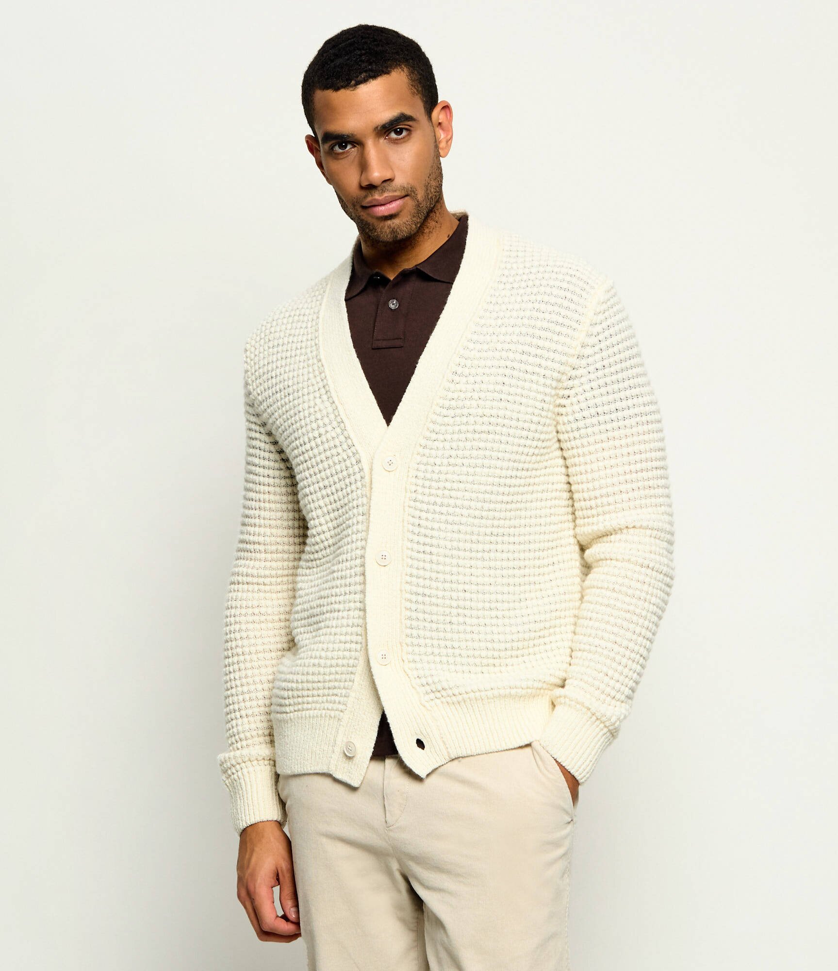 BOSS Orange De lână cardigan Korsico | regular fit