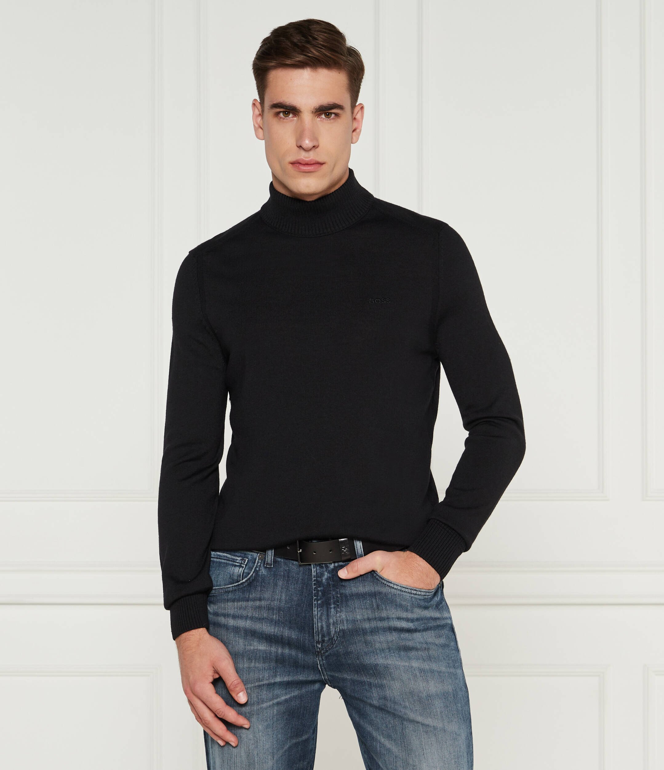 BOSS Orange De lână maletă Avac_M | Regular Fit