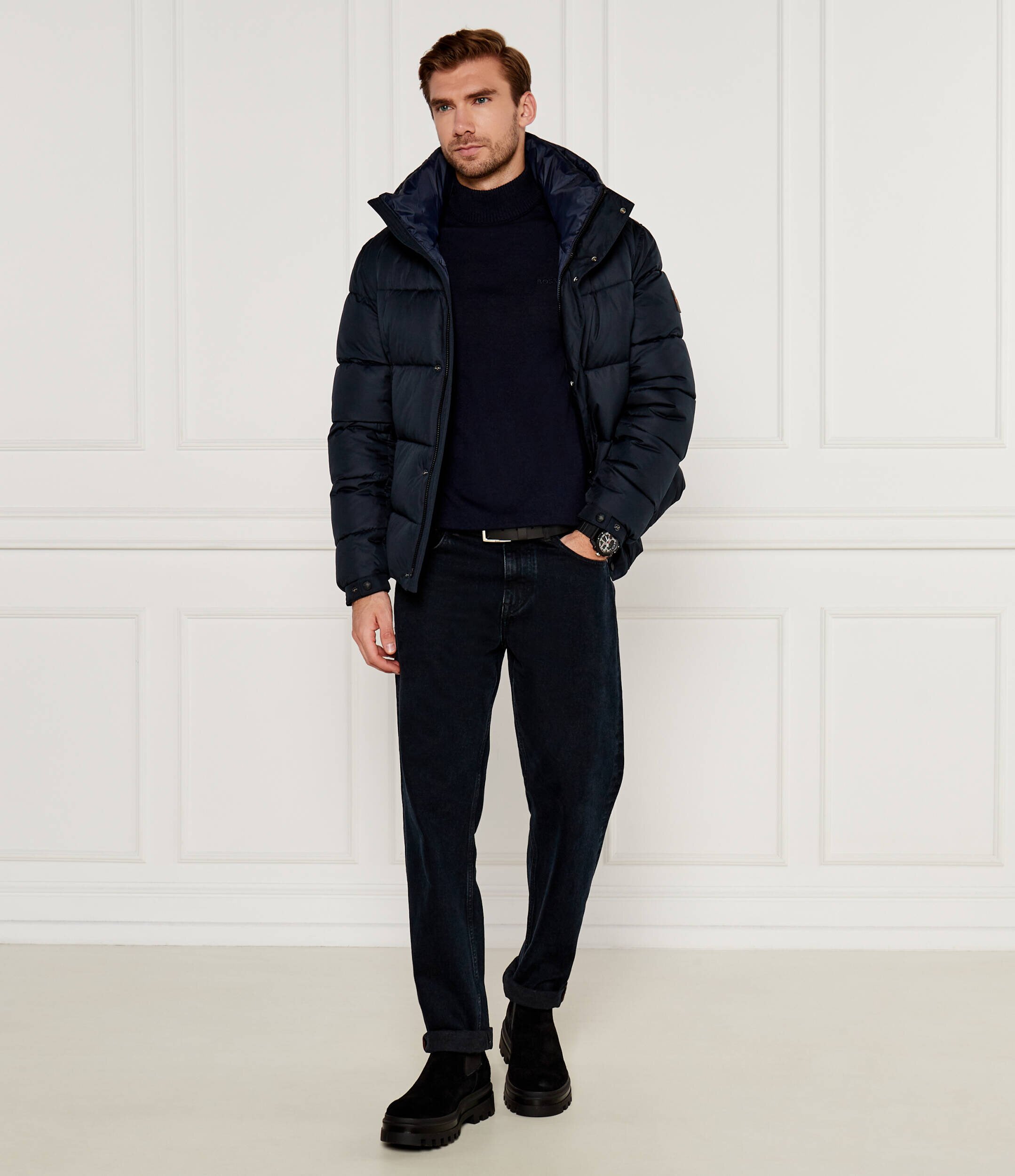 BOSS Orange De lână maletă Avac_M | Regular Fit
