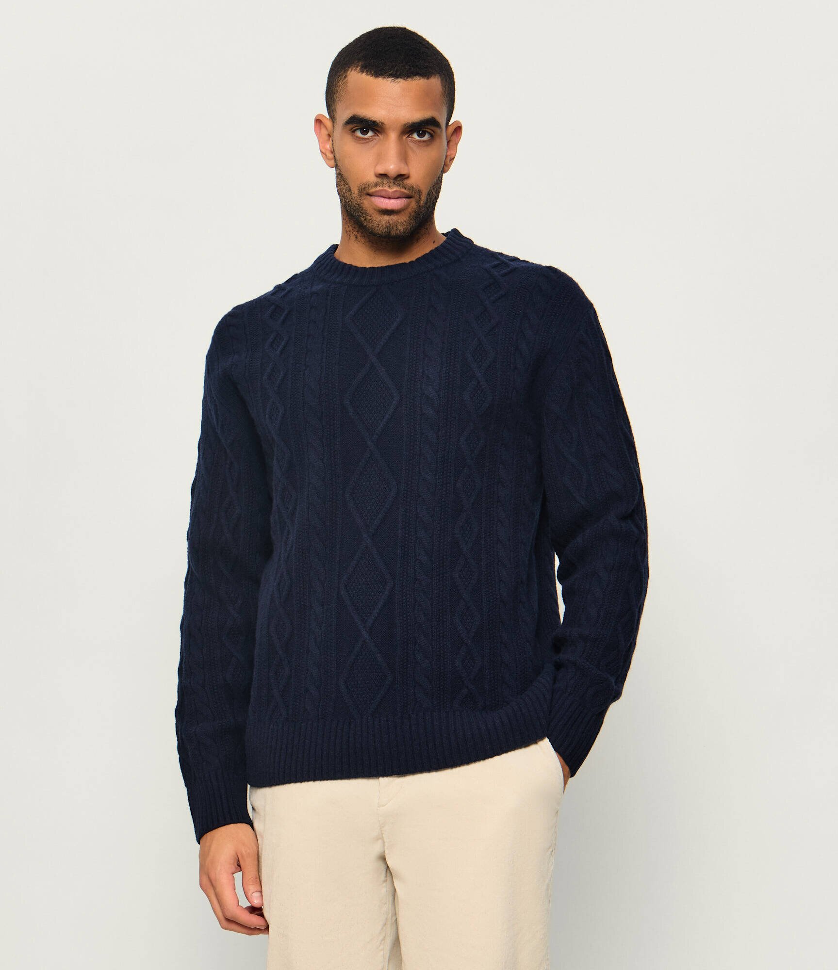 BOSS Orange De lână pulover Atreccio | Relaxed fit