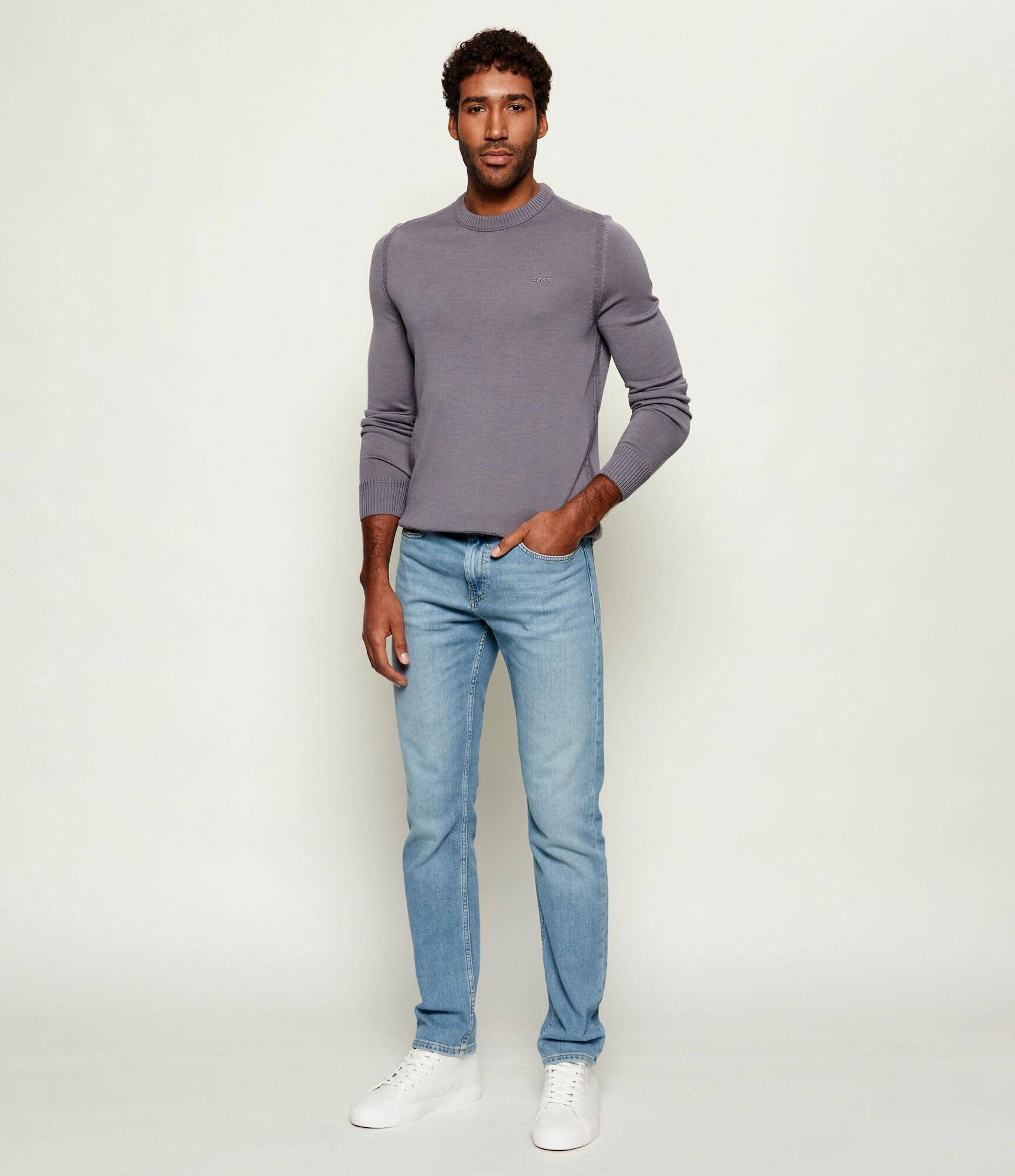 BOSS Orange De lână pulover Avac_C | regular fit