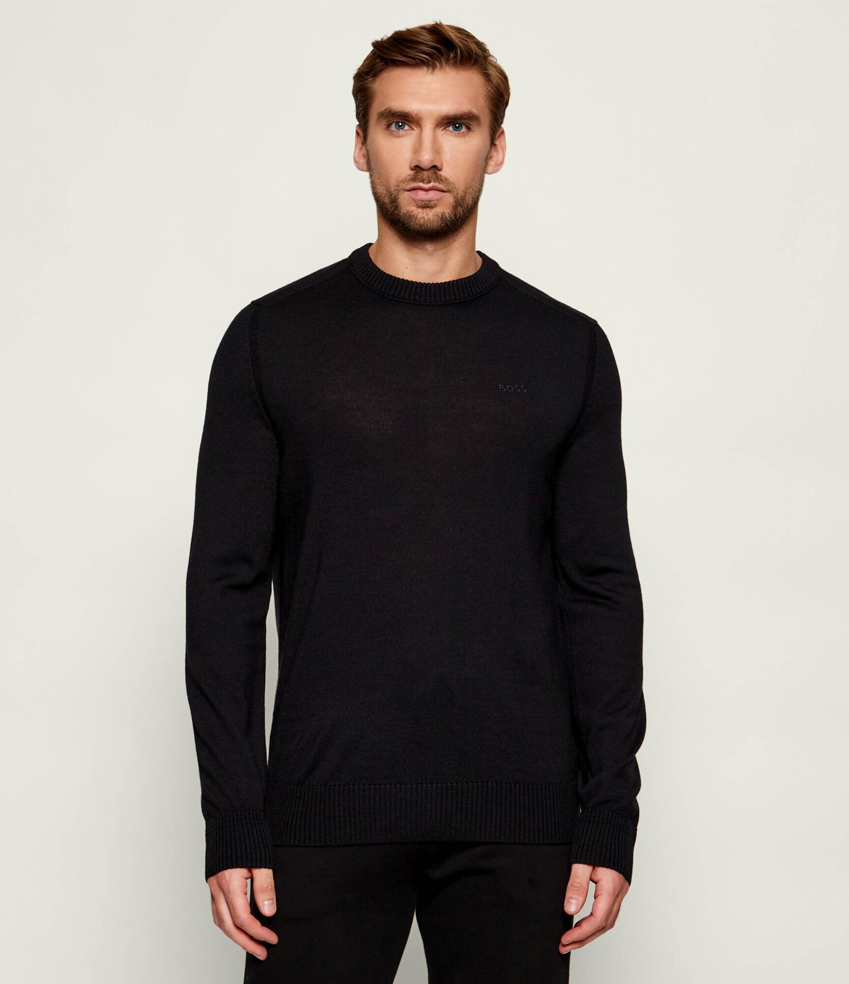 BOSS Orange De lână pulover Avac_C | Regular Fit