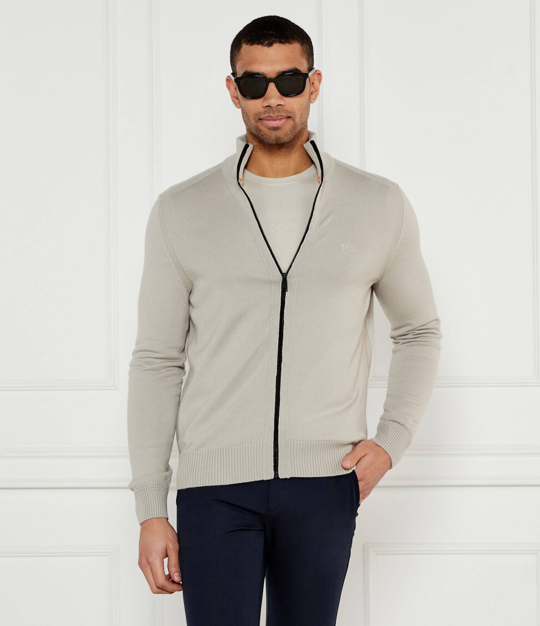BOSS Orange De lână pulover Avac_FZ | Regular Fit
