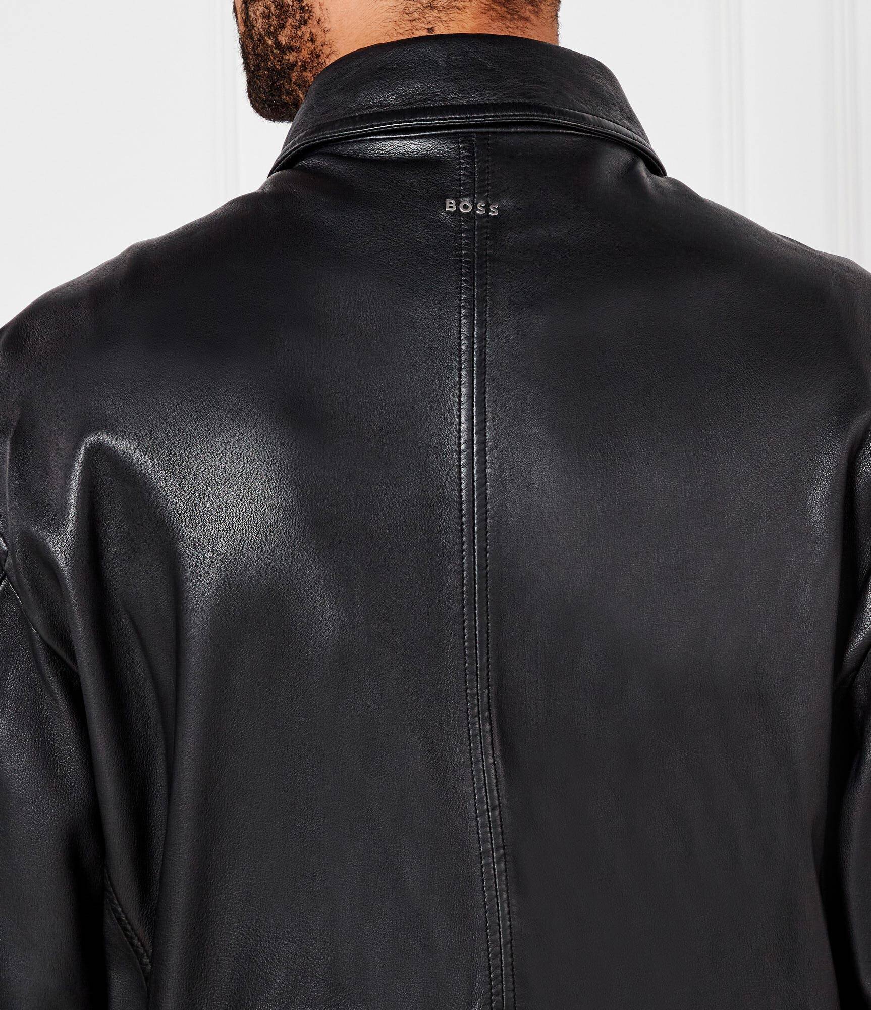 BOSS Orange De piele geacă Joberg | Relaxed fit