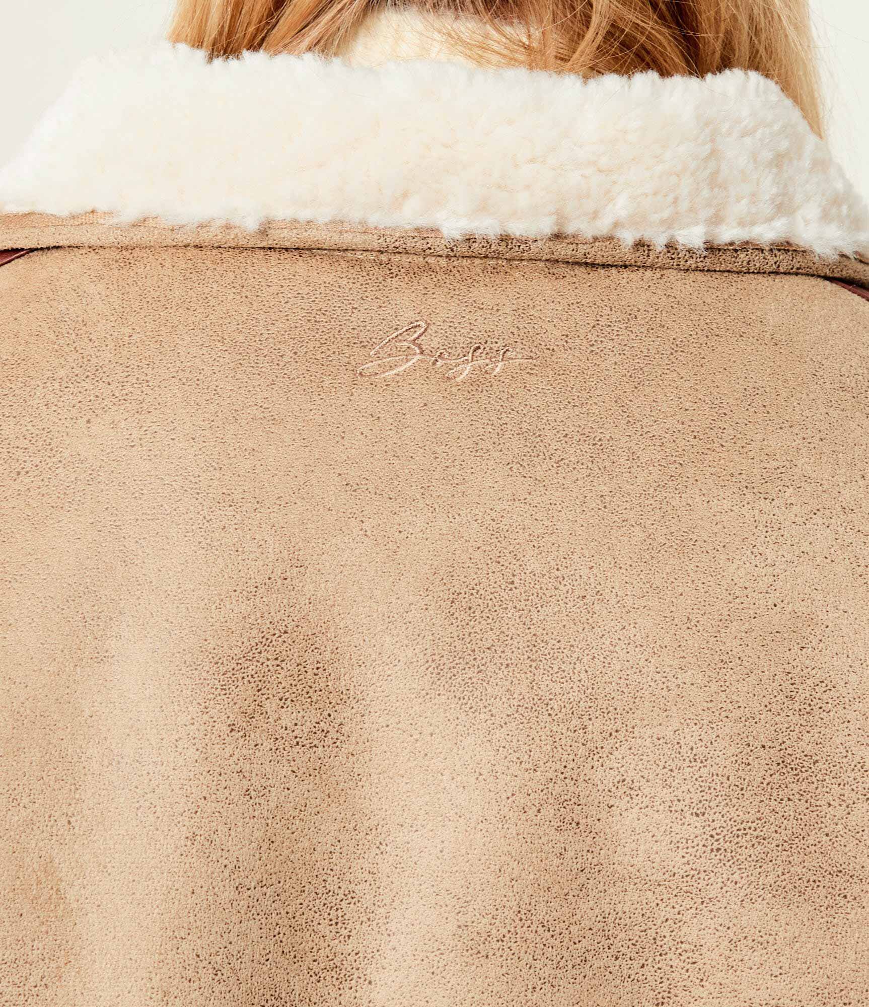 BOSS Orange Geacă 2 în 1 C_Cheerlea | Relaxed fit | shearling