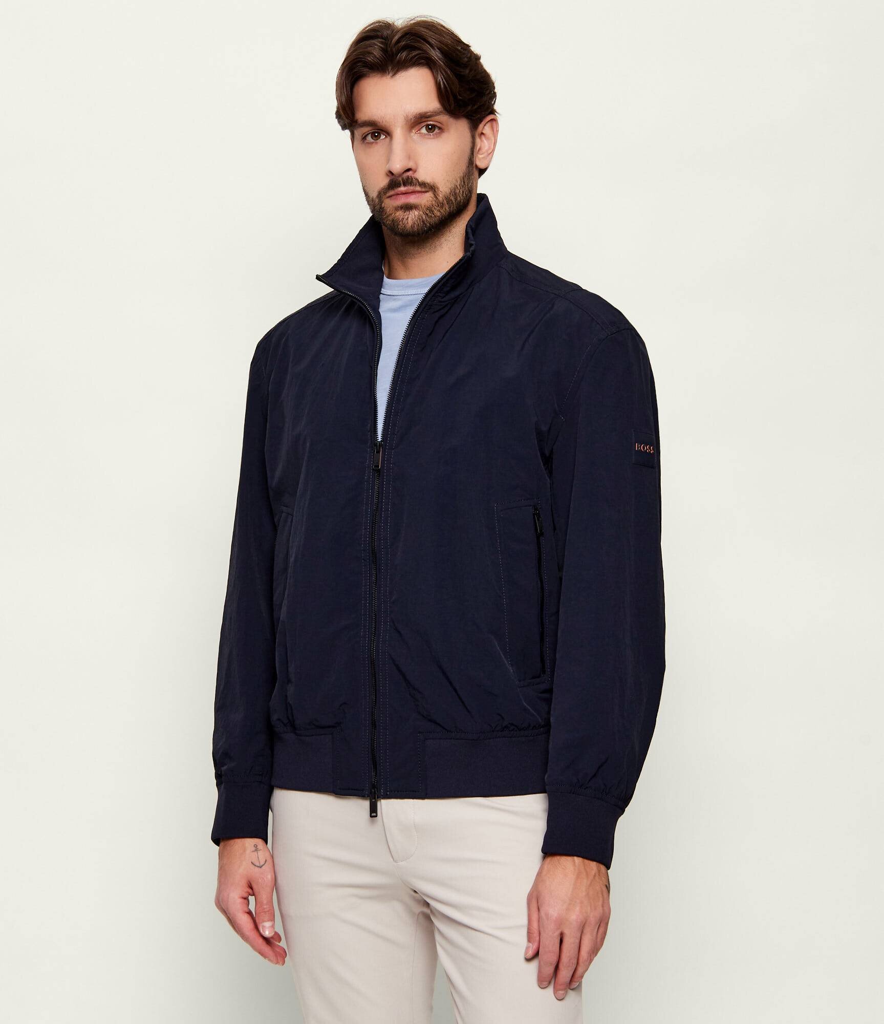 BOSS Orange Geacă bomber Opens | Relaxed fit