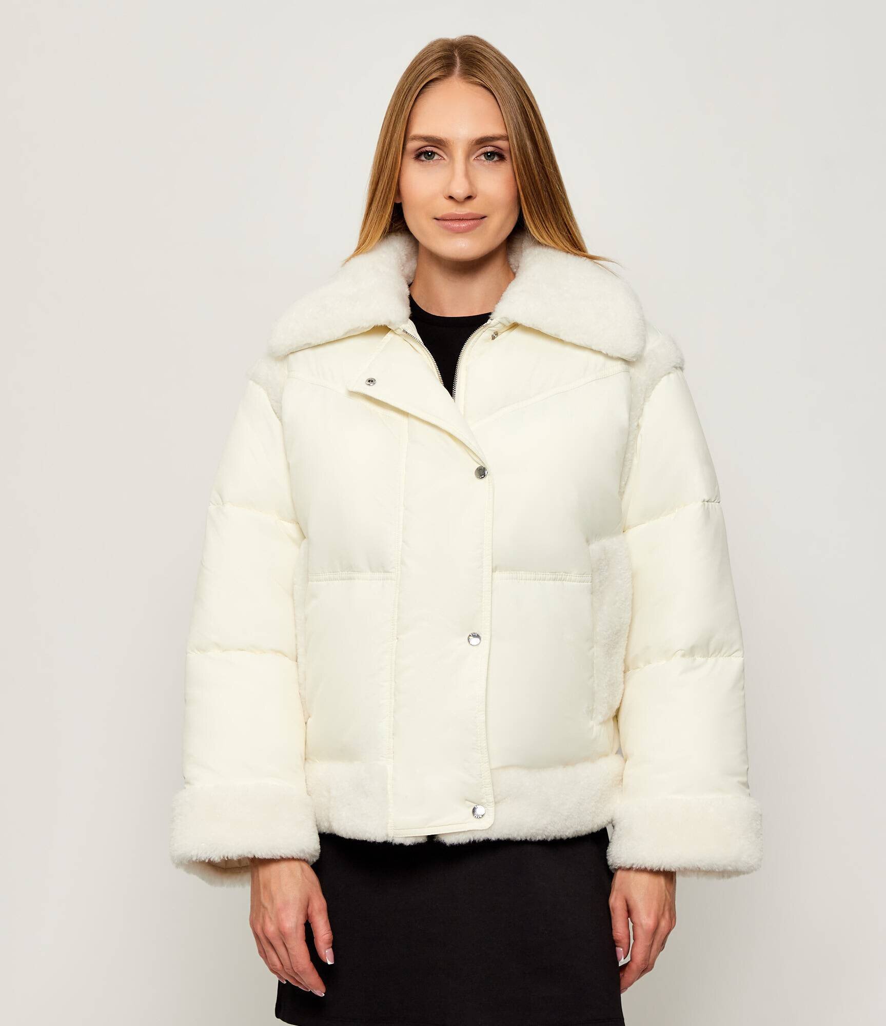BOSS Orange Geacă C_Pajuna | regular fit | shearling