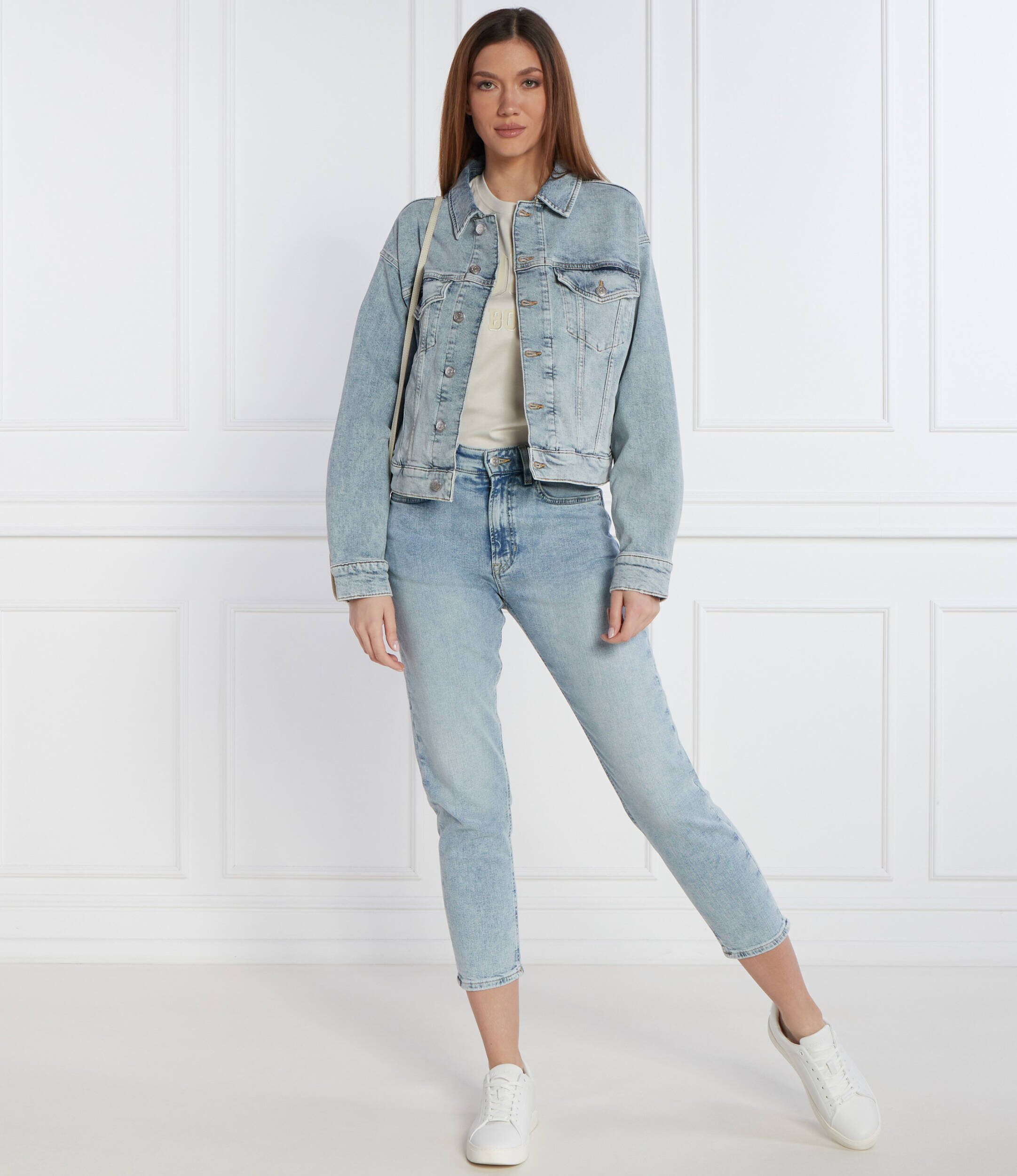 BOSS Orange Geacă de blug C_TRUCKER | Oversize fit